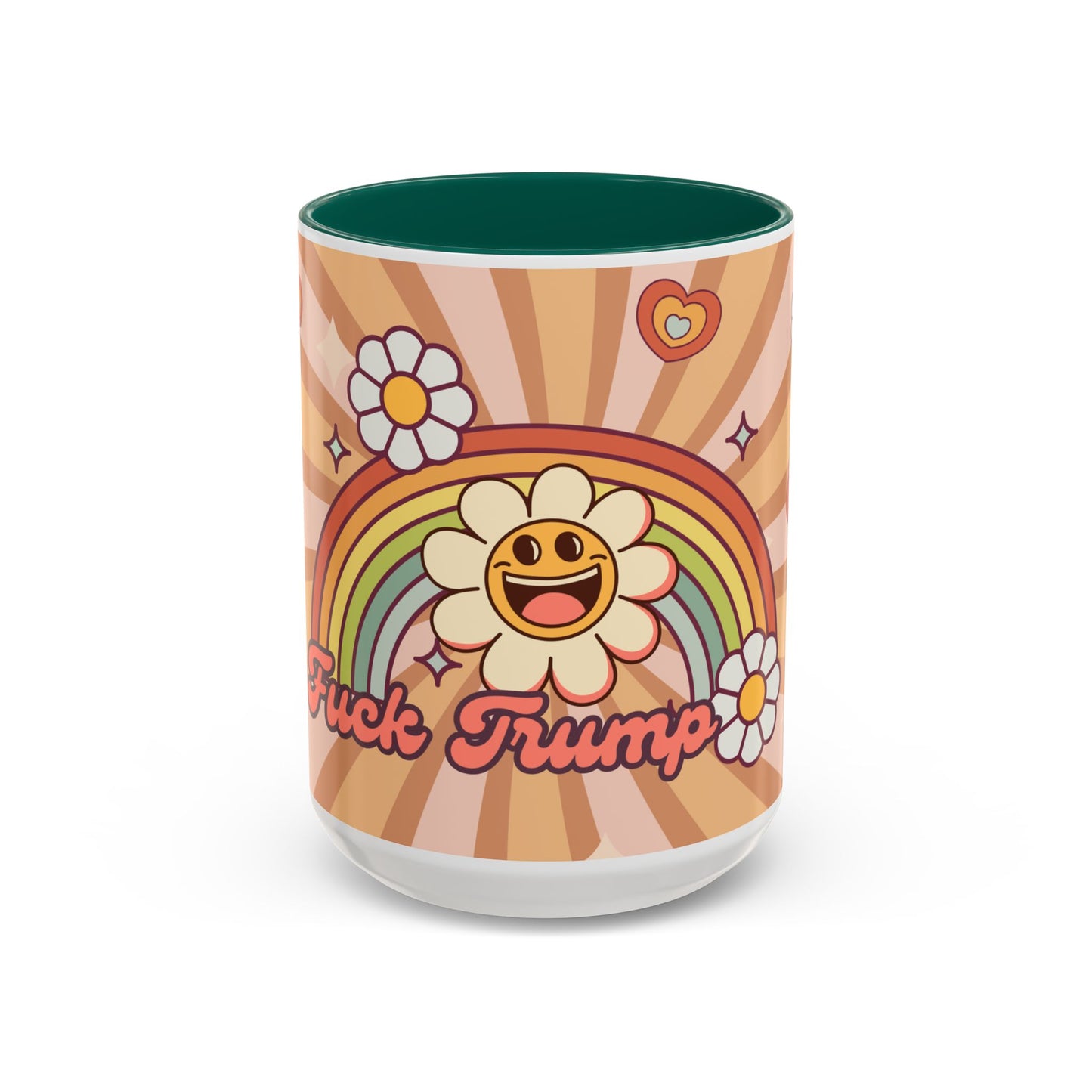 F*ck Trump Retro Rainbow Mug (11oz, 15oz)