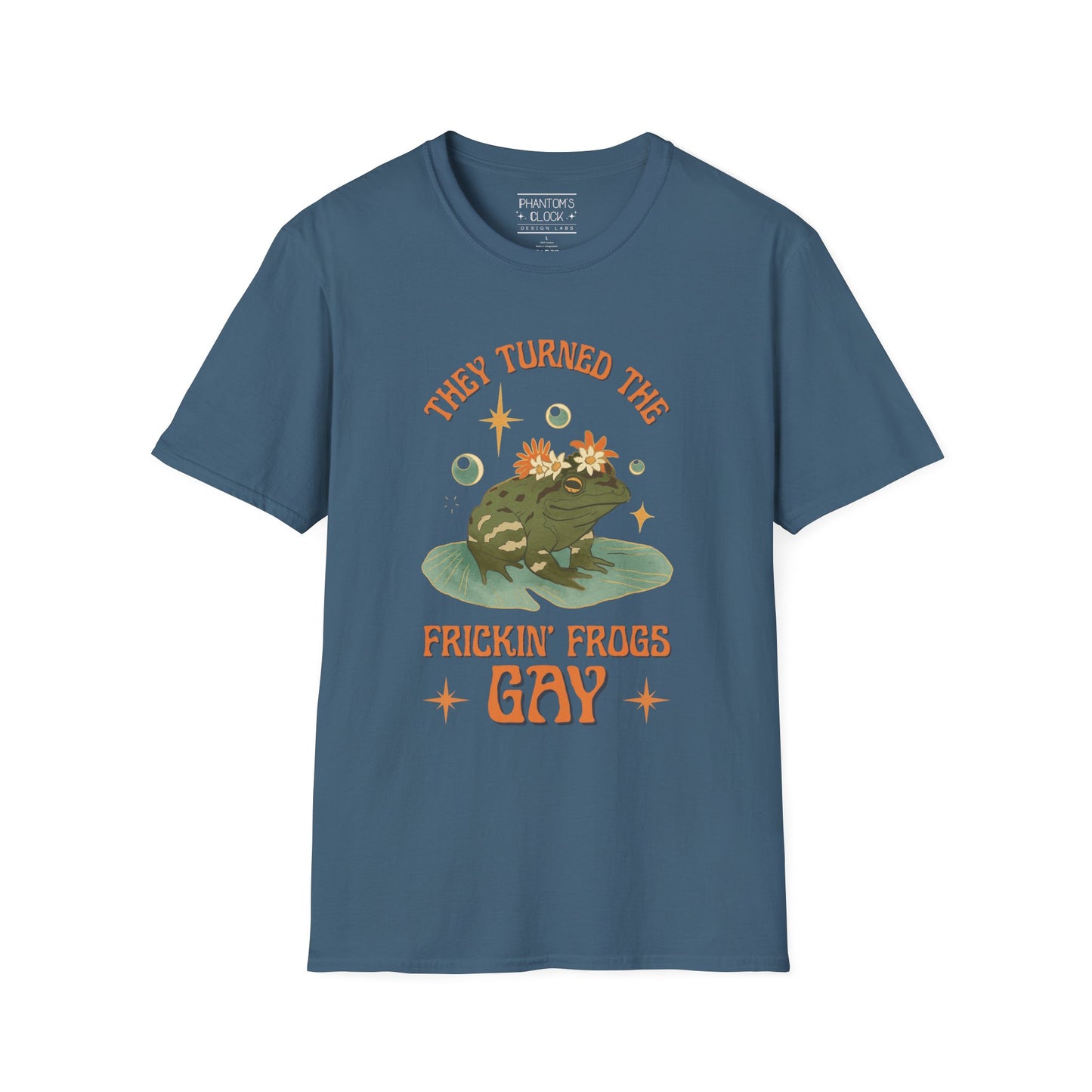 They Turned The Frickin' Frogs Gay | Unisex Softstyle Tee