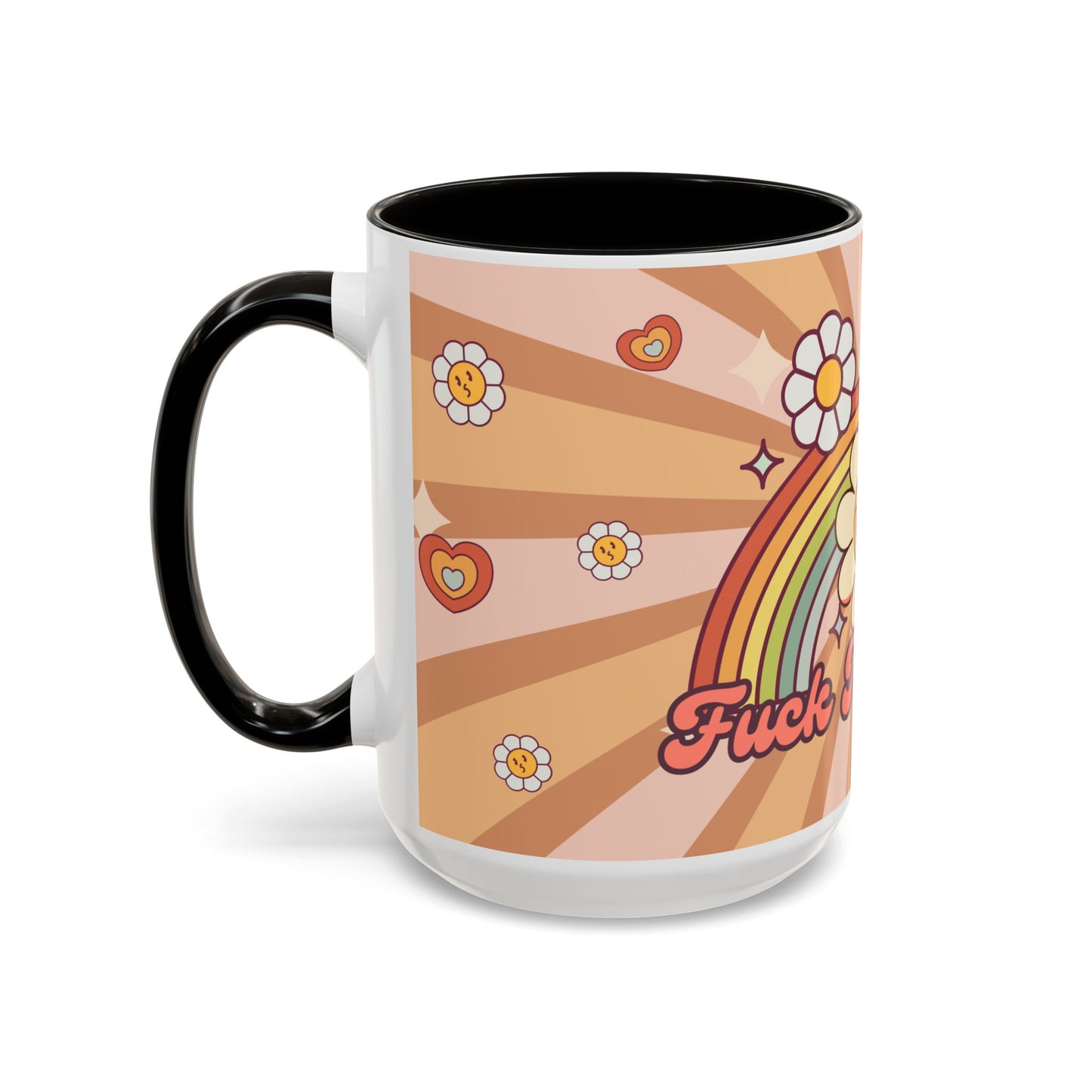 F*ck Trump Retro Rainbow Mug (11oz, 15oz)