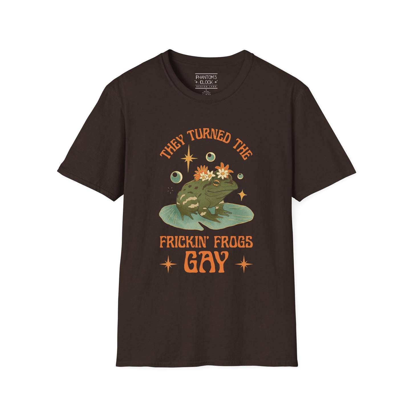 They Turned The Frickin' Frogs Gay | Unisex Softstyle Tee