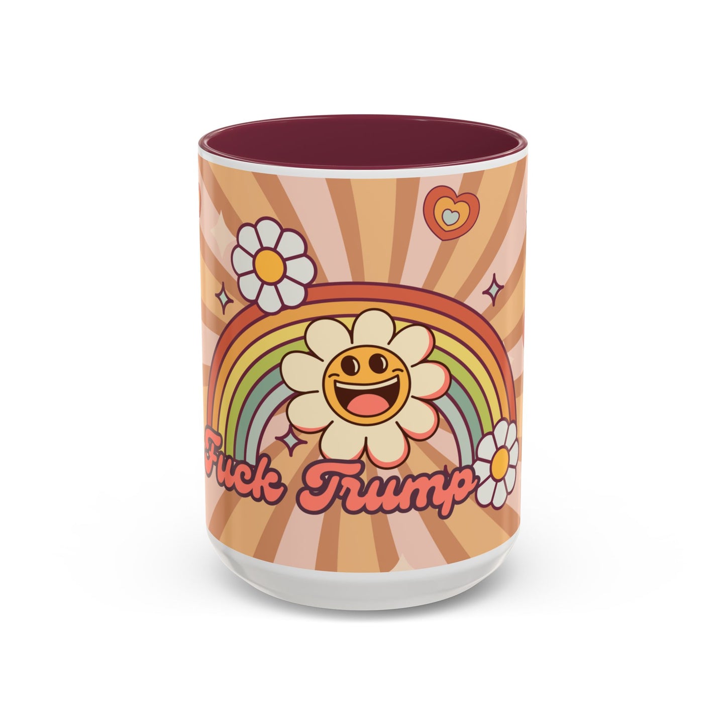 F*ck Trump Retro Rainbow Mug (11oz, 15oz)