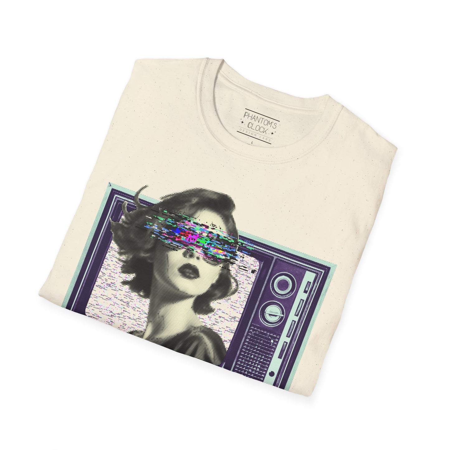 Retro TV Static Unisex Graphic Tee | Unisex Softstyle T-Shirt