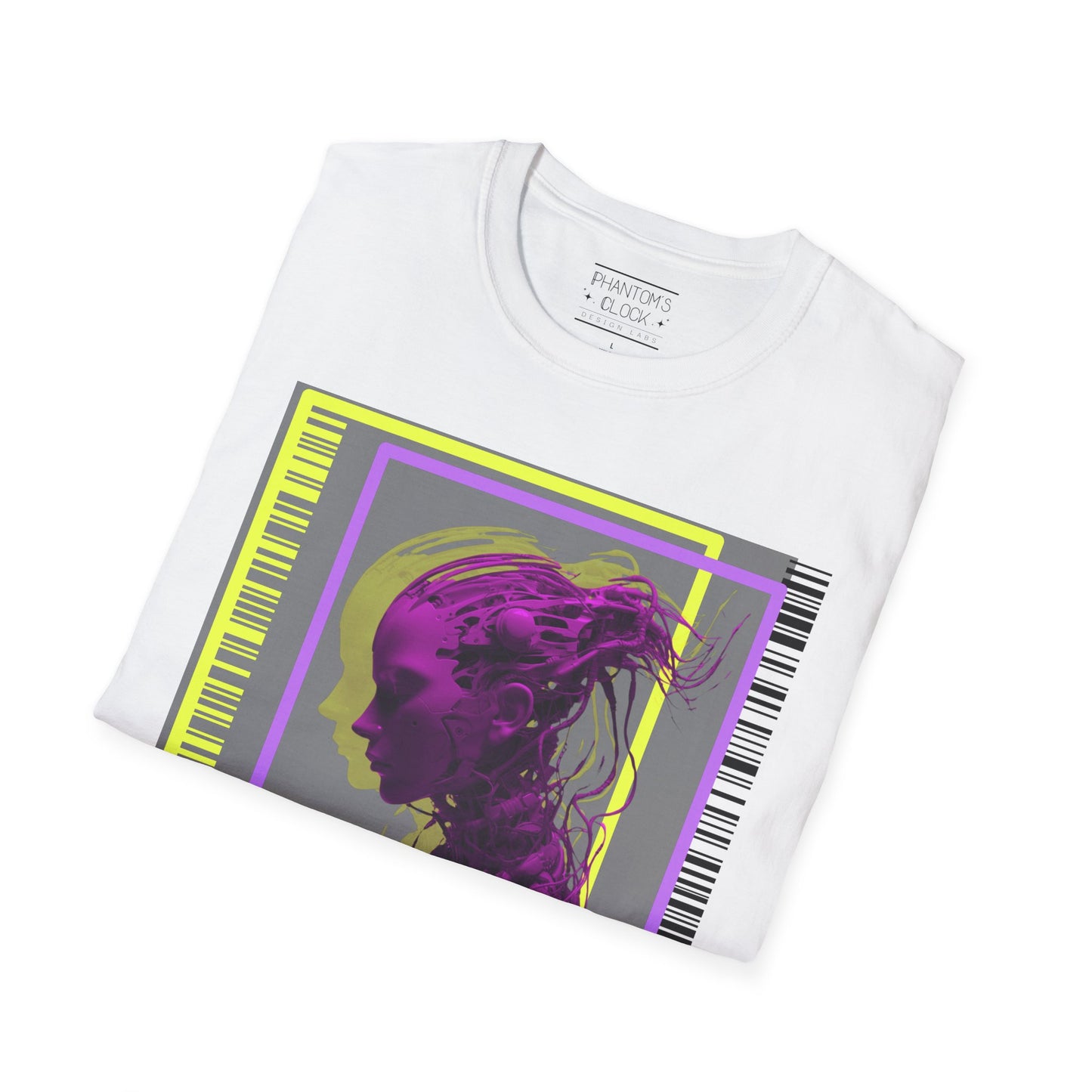 Supersoft Graphic Tee, Unisex Softstyle T-Shirt for Men and Women, Trendy Shirt, Cyborkg, Sci-Fi Tshirt, Geek Clothing