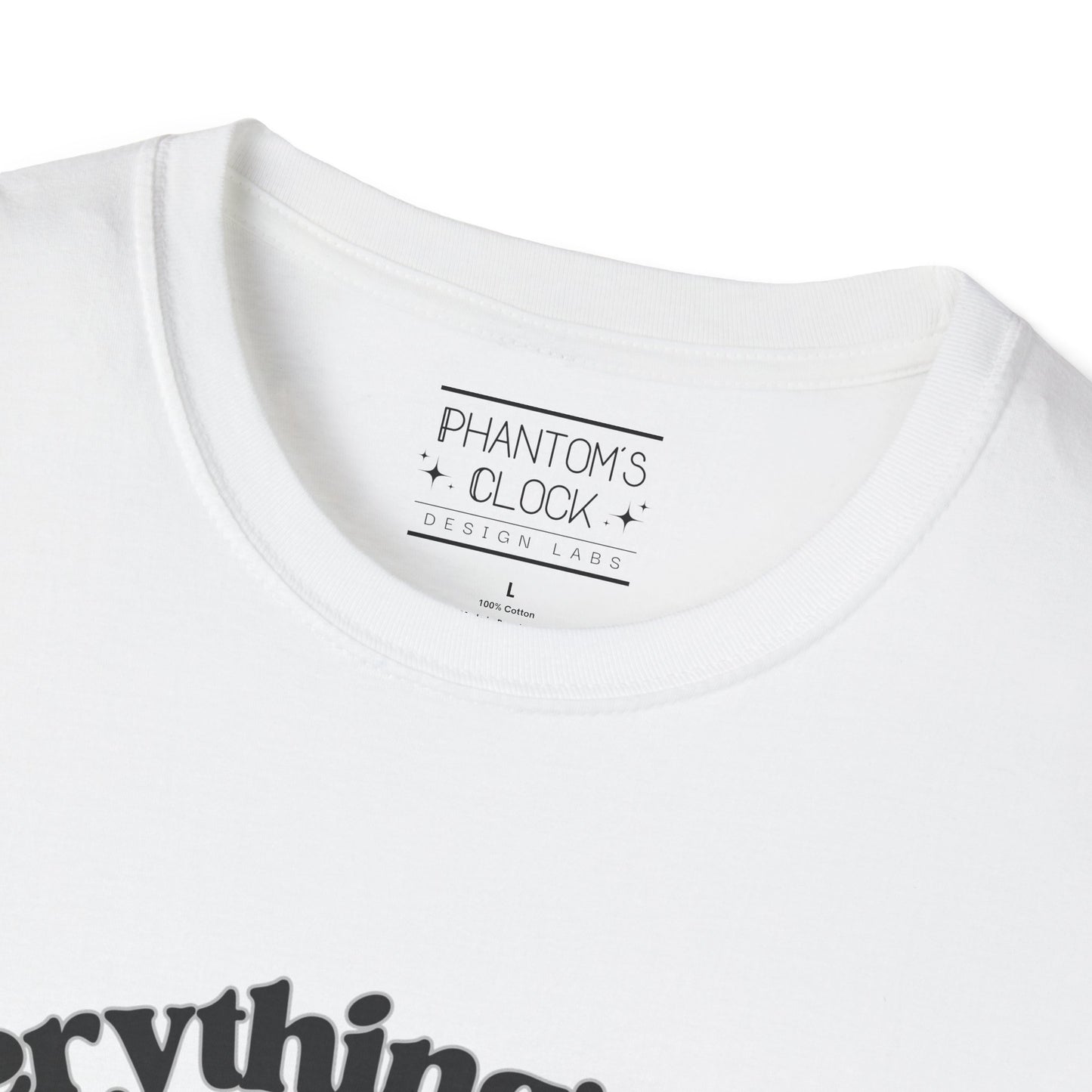 Everything's Fine Raccoon Dumpster Fire Funny Graphic Tee | Unisex Softstyle T-Shirt