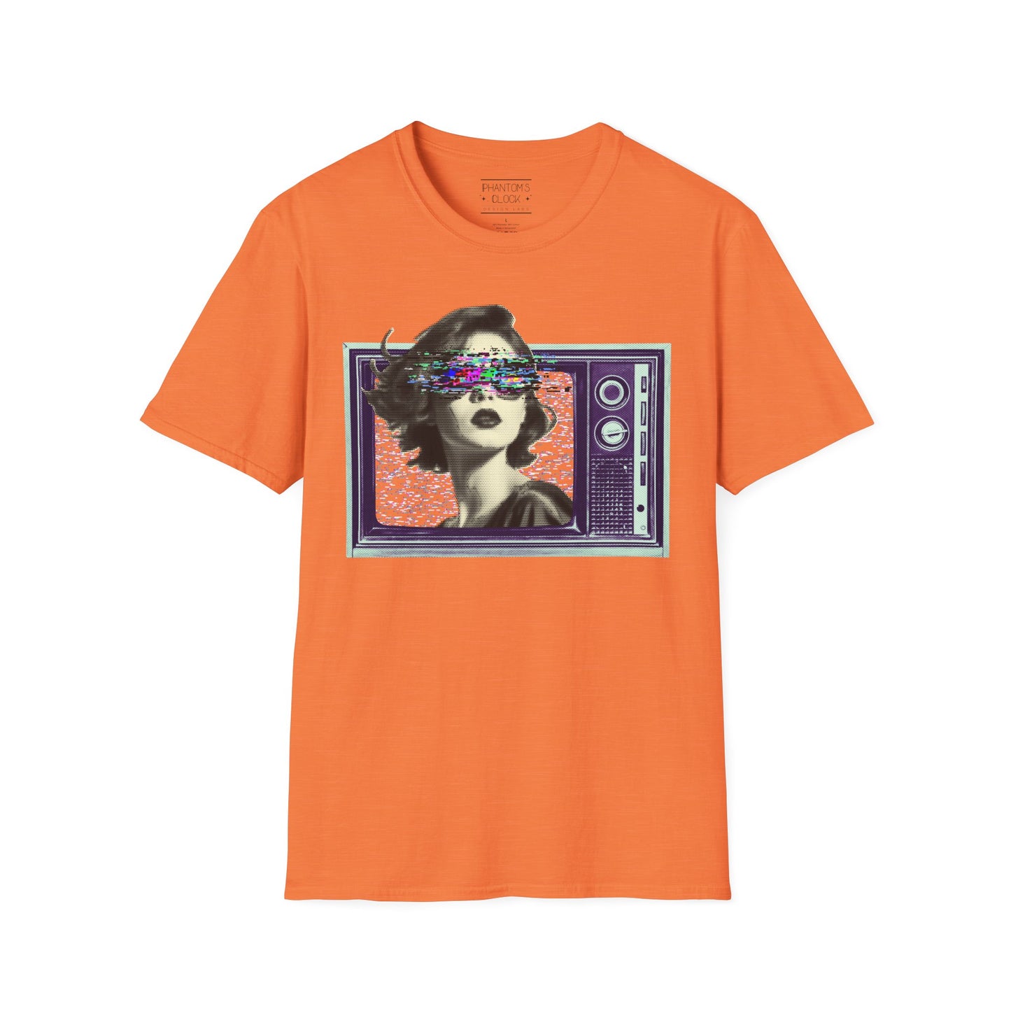 Retro TV Static Unisex Graphic Tee | Unisex Softstyle T-Shirt