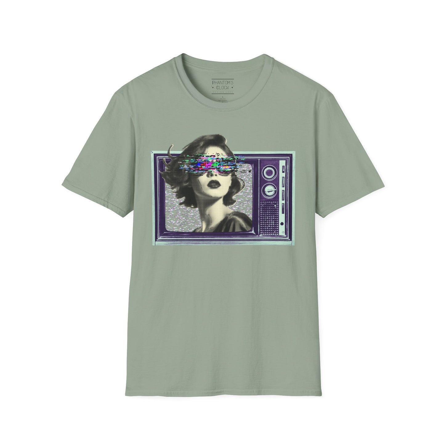 Retro TV Static Unisex Graphic Tee | Unisex Softstyle T-Shirt