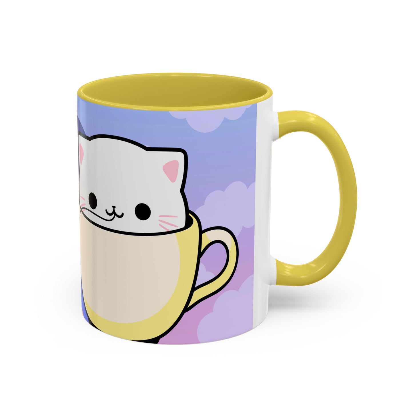 Kawaii Cat & Mouse Mug 11oz