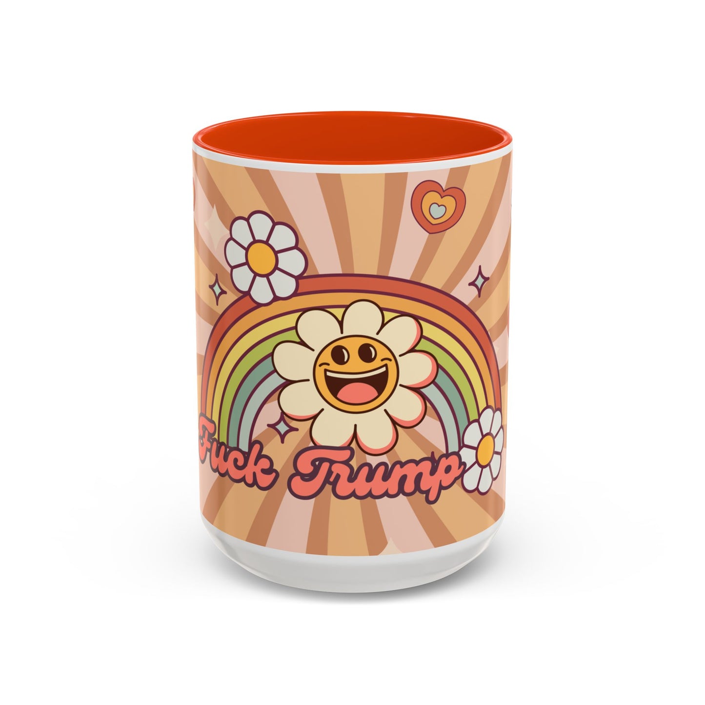 F*ck Trump Retro Rainbow Mug (11oz, 15oz)