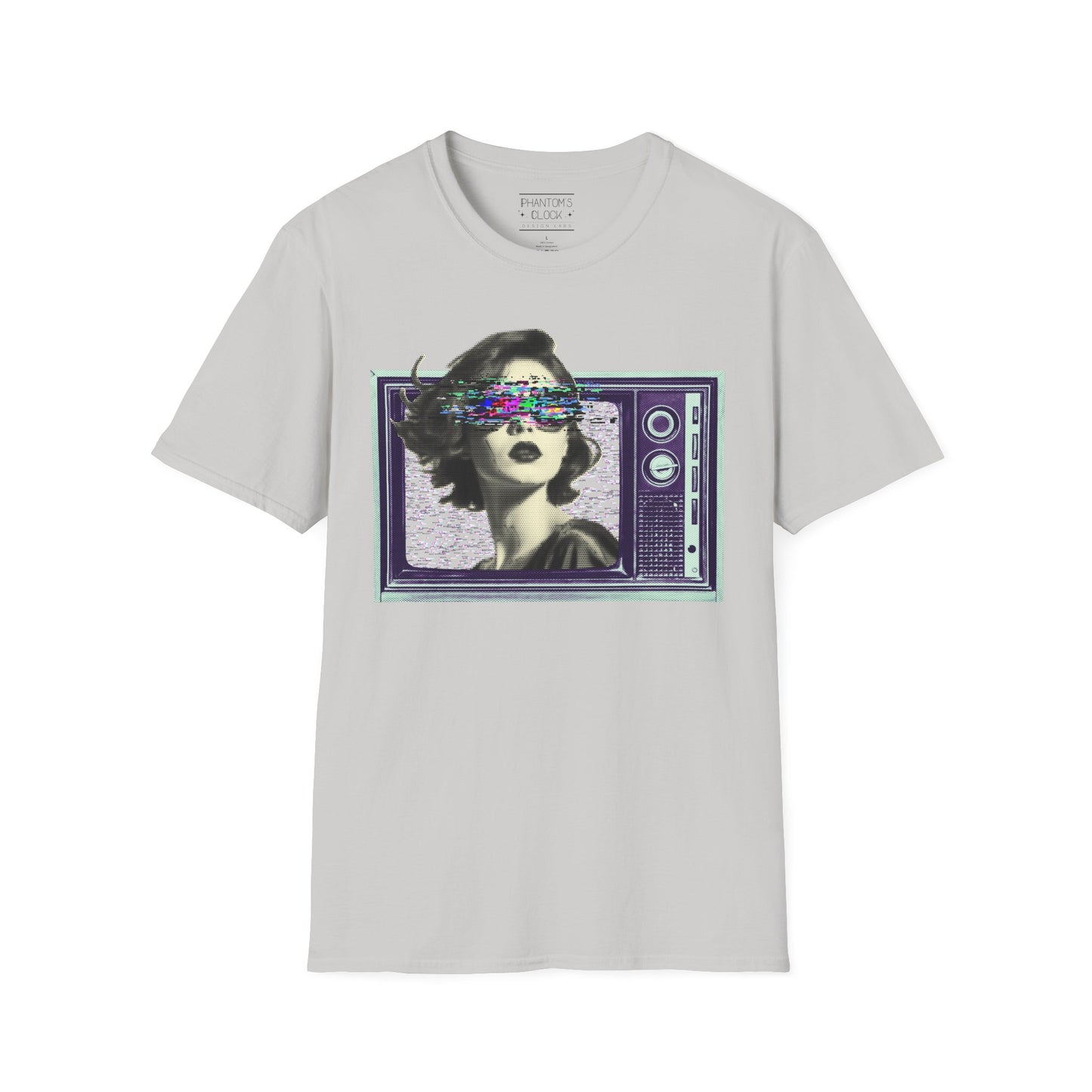 Retro TV Static Unisex Graphic Tee | Unisex Softstyle T-Shirt