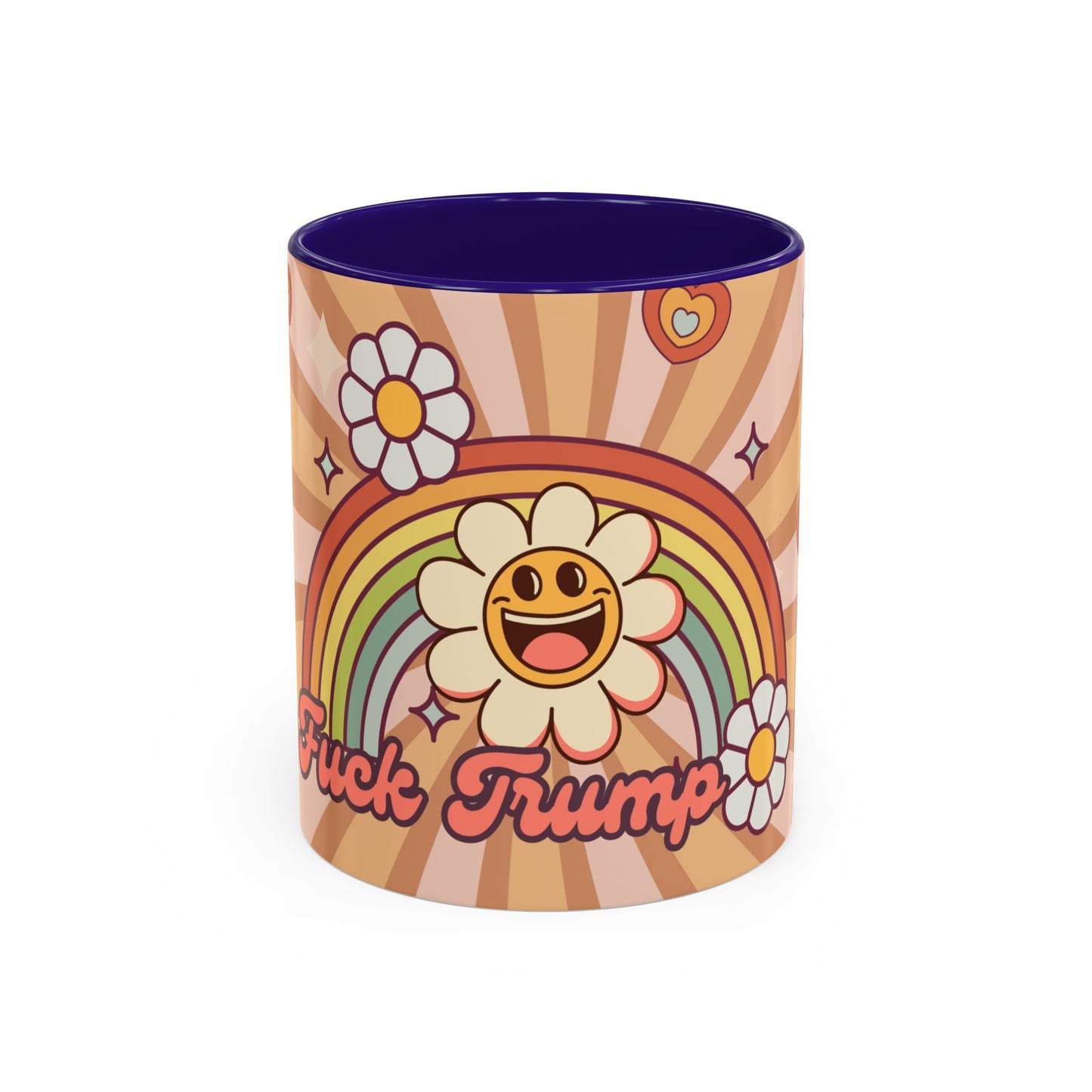 F*ck Trump Retro Rainbow Mug (11oz, 15oz)