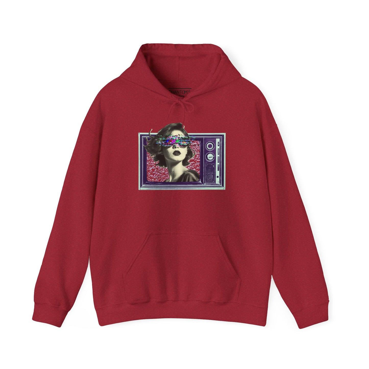 Retro TV Static Hoodie | Unisex Heavy Blend™ Hooded Sweatshirt
