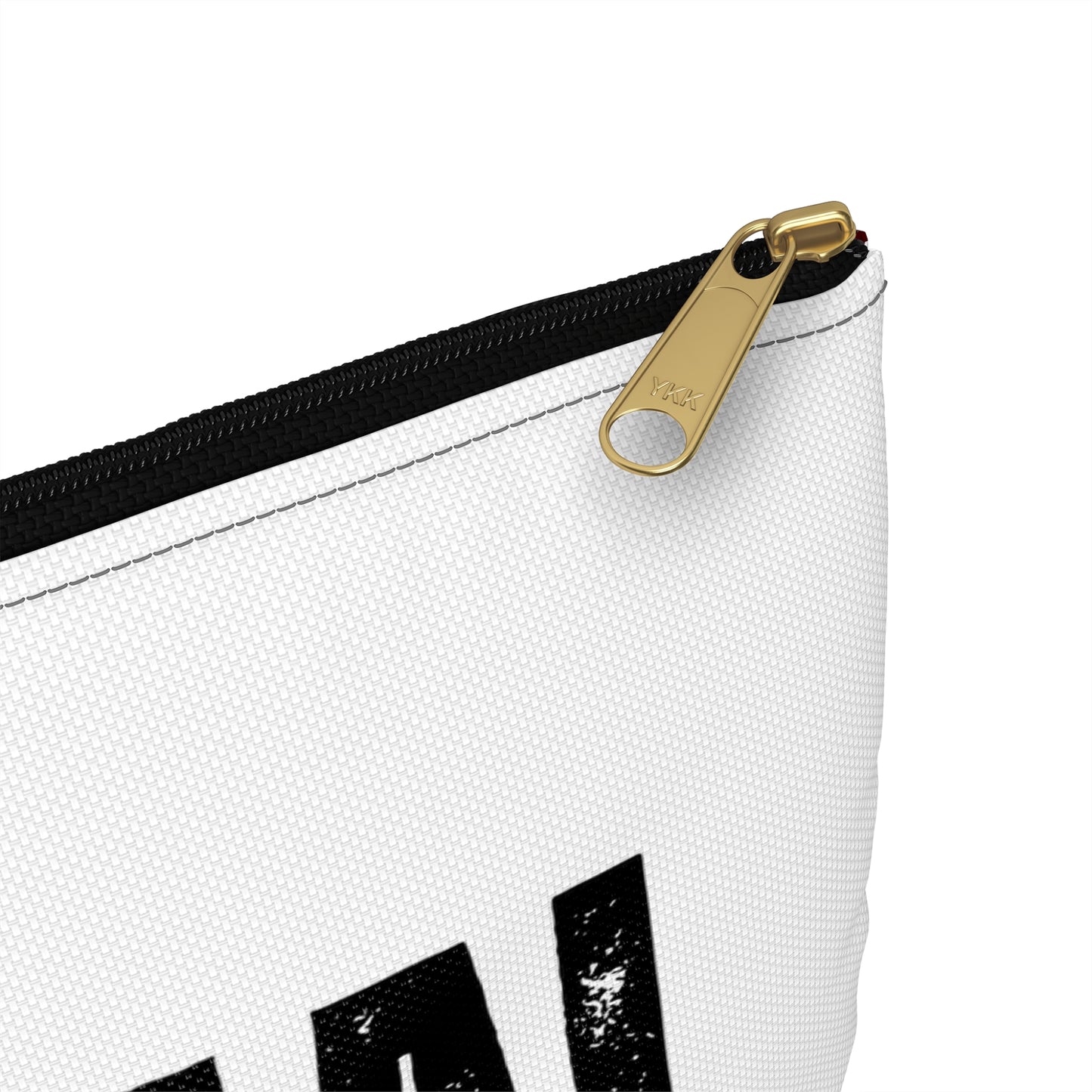 Zipper Pouch - 'Emotional Baggage' Trippy Checkerboard Eye Design