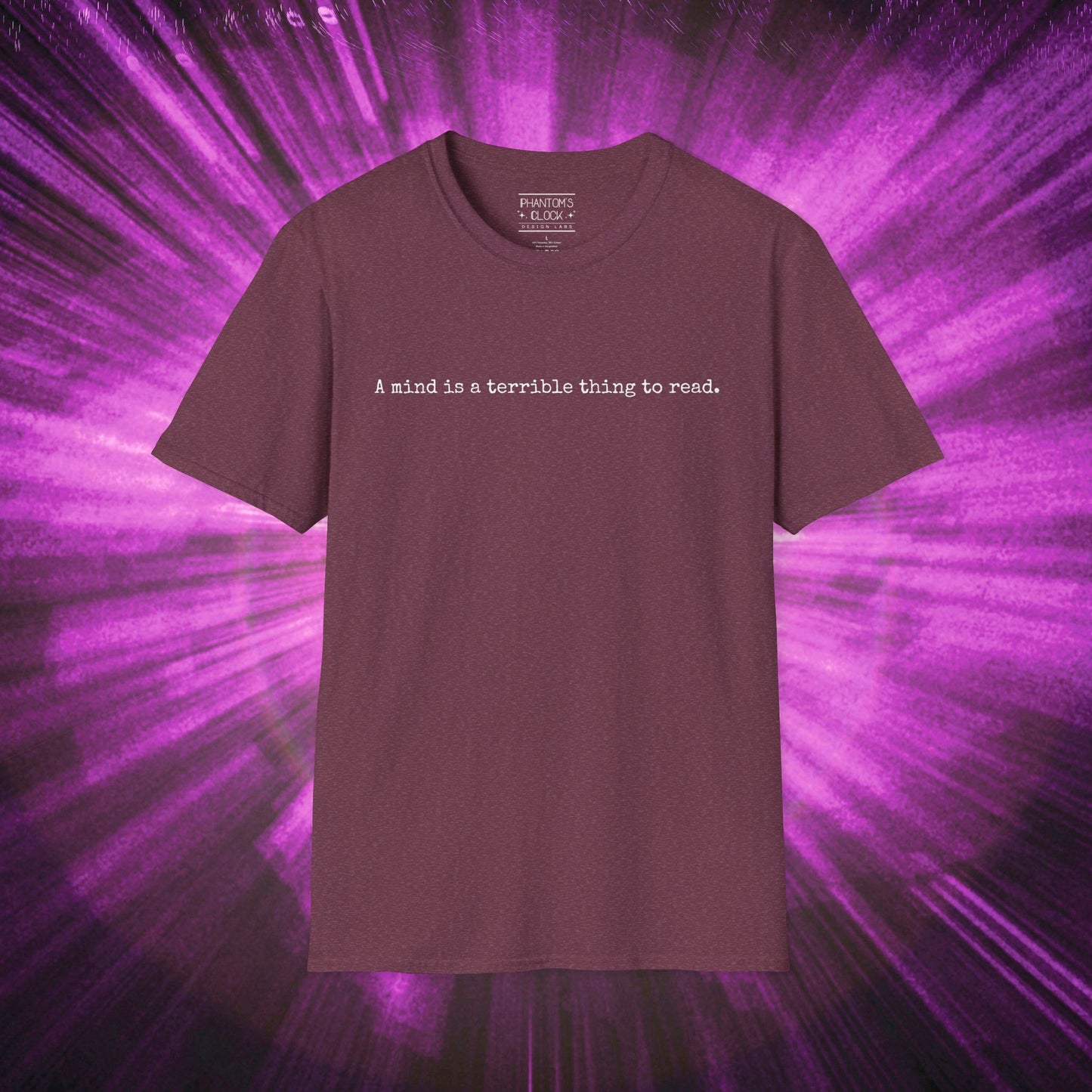 A Mind is a Terrible Thing to Read Graphic Tee | Unisex Softstyle T-Shirt