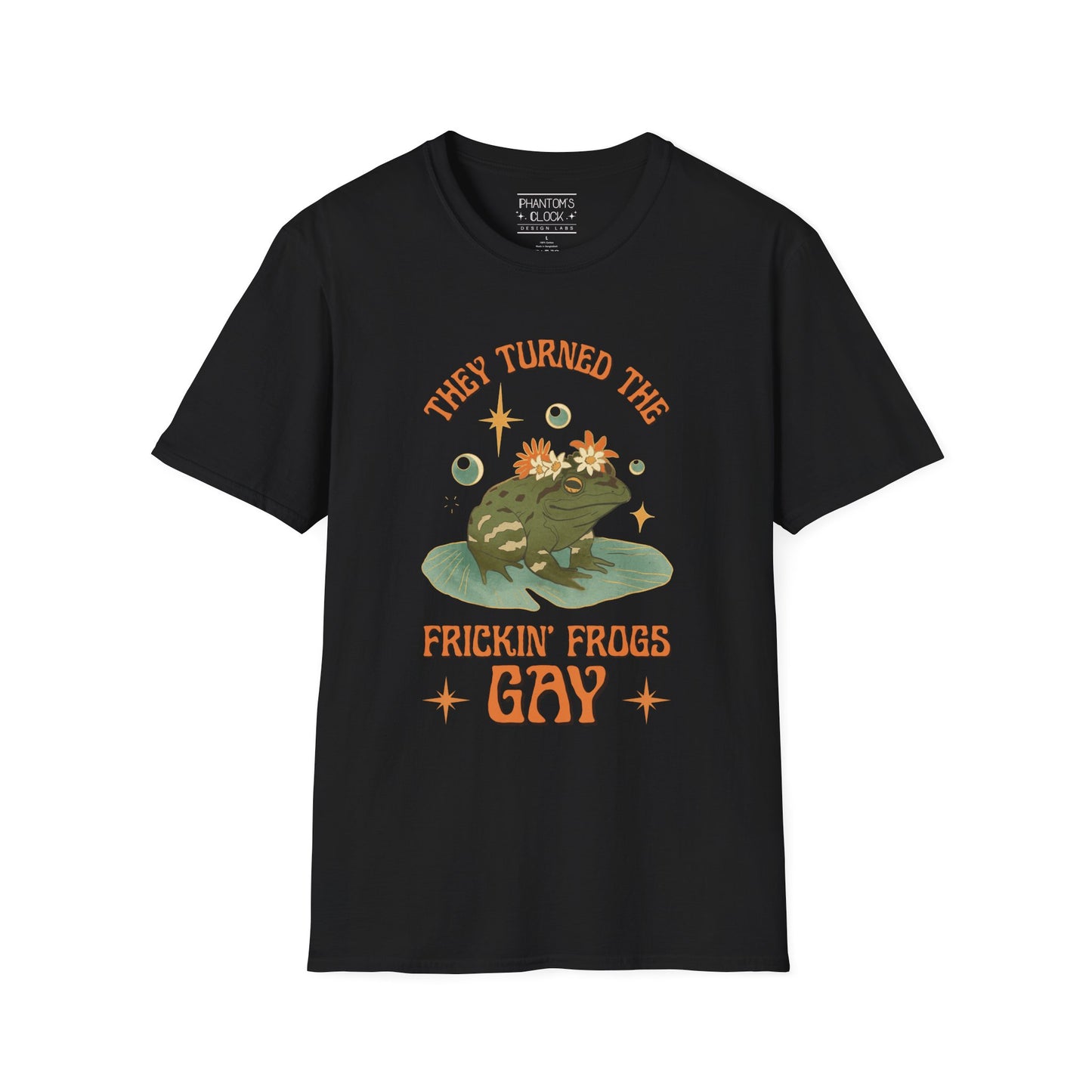 They Turned The Frickin' Frogs Gay | Unisex Softstyle Tee
