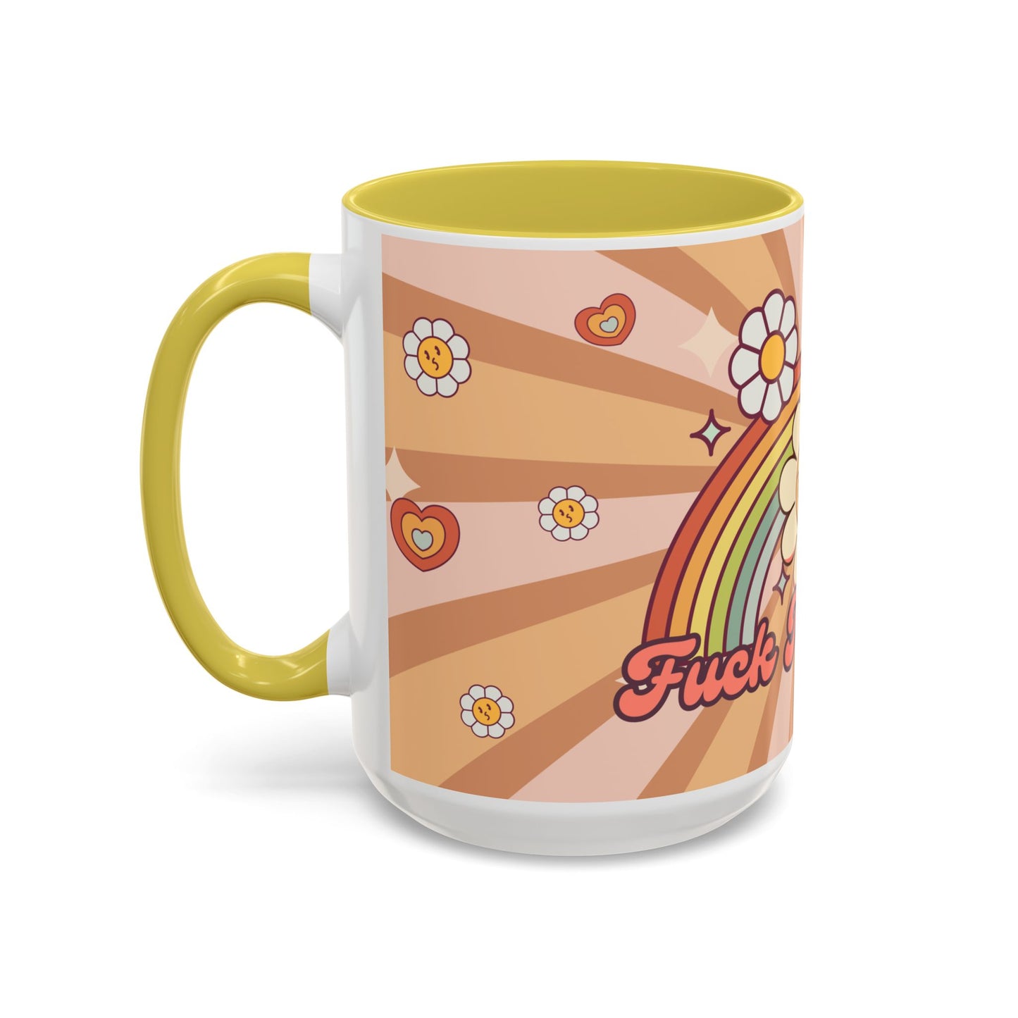 F*ck Trump Retro Rainbow Mug (11oz, 15oz)