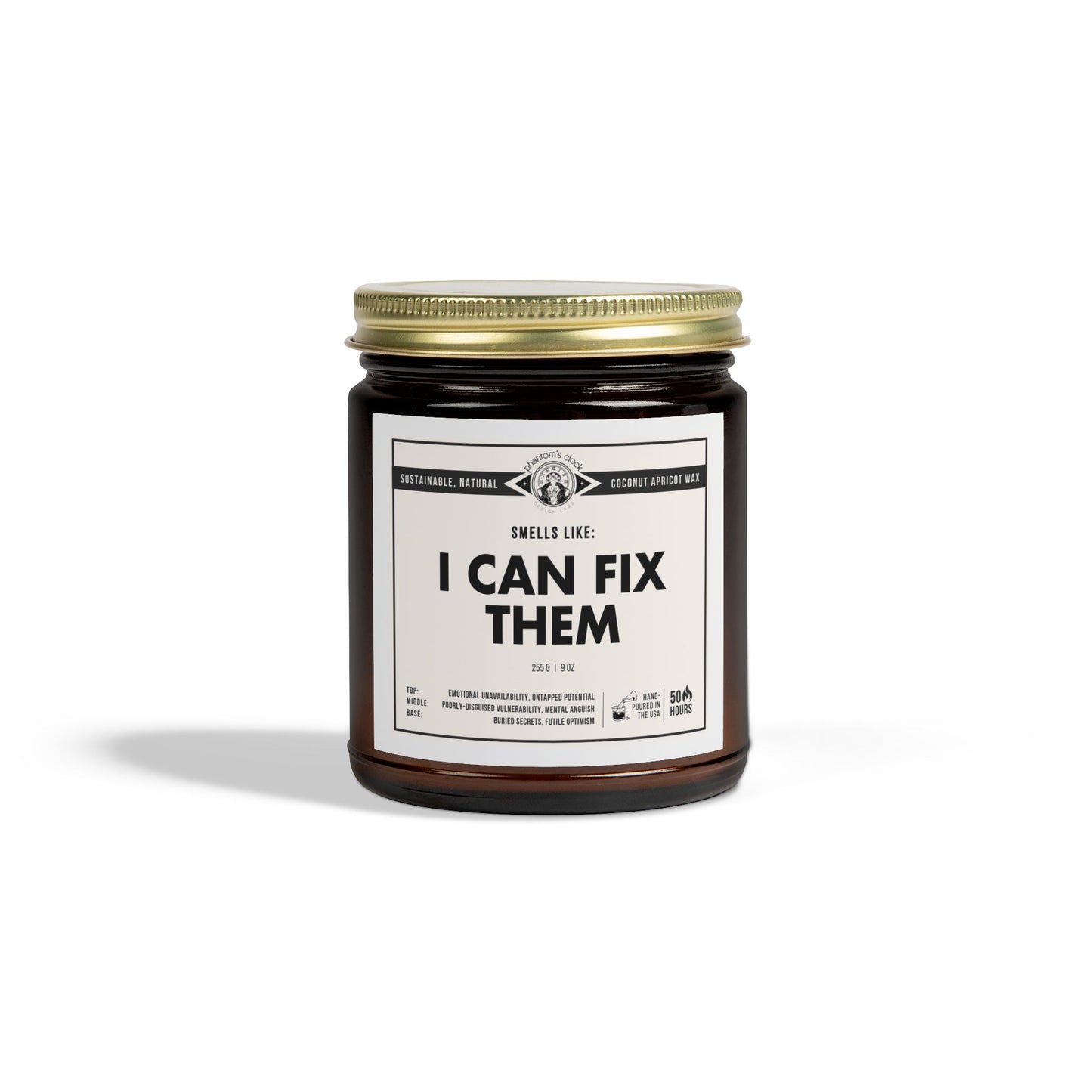 I Can Fix Them | Scented Coconut Apricot Wax Candle 9oz