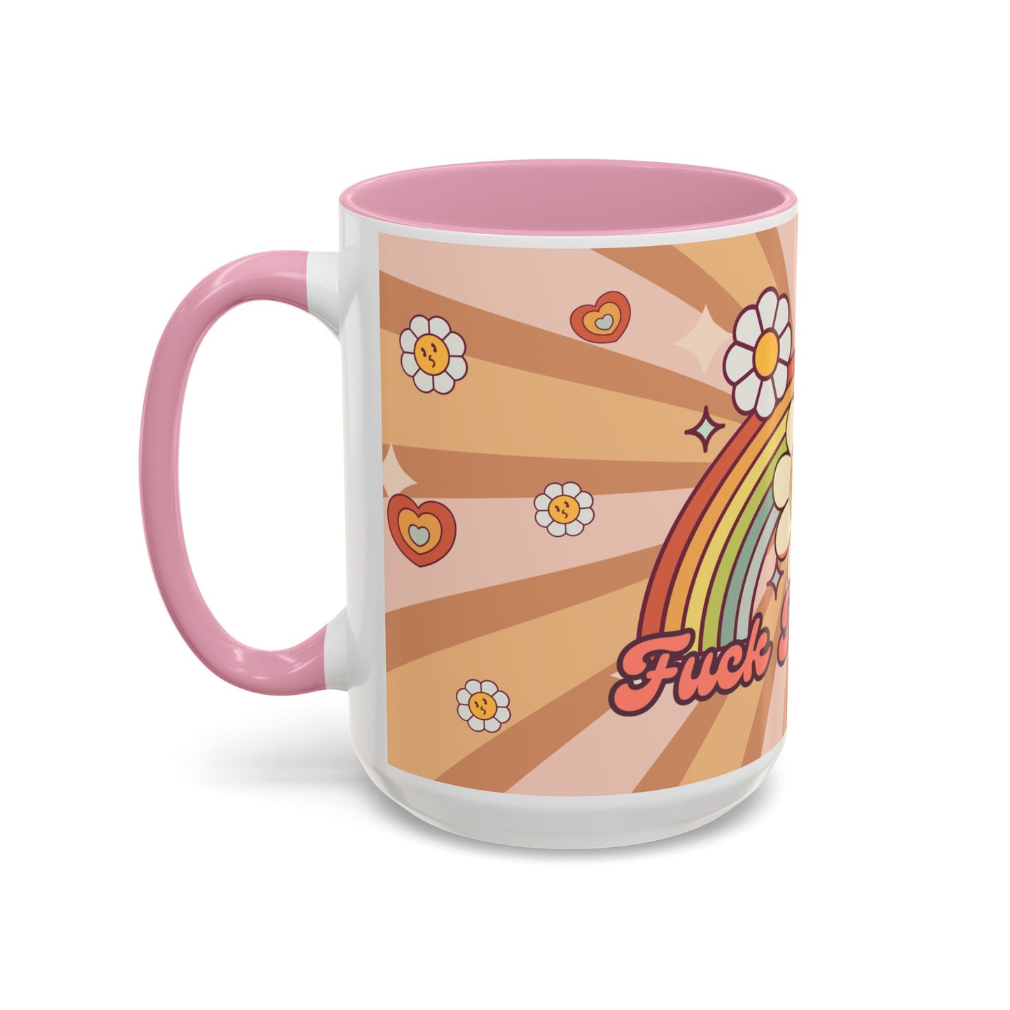 F*ck Trump Retro Rainbow Mug (11oz, 15oz)