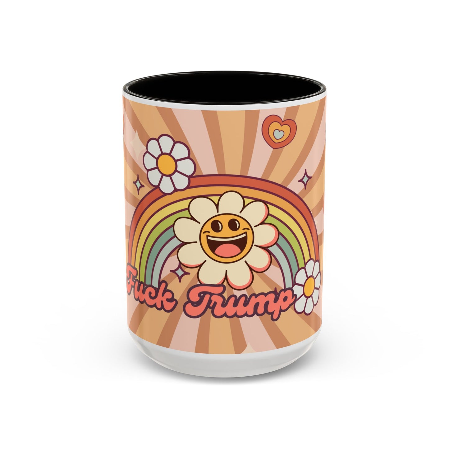 F*ck Trump Retro Rainbow Mug (11oz, 15oz)