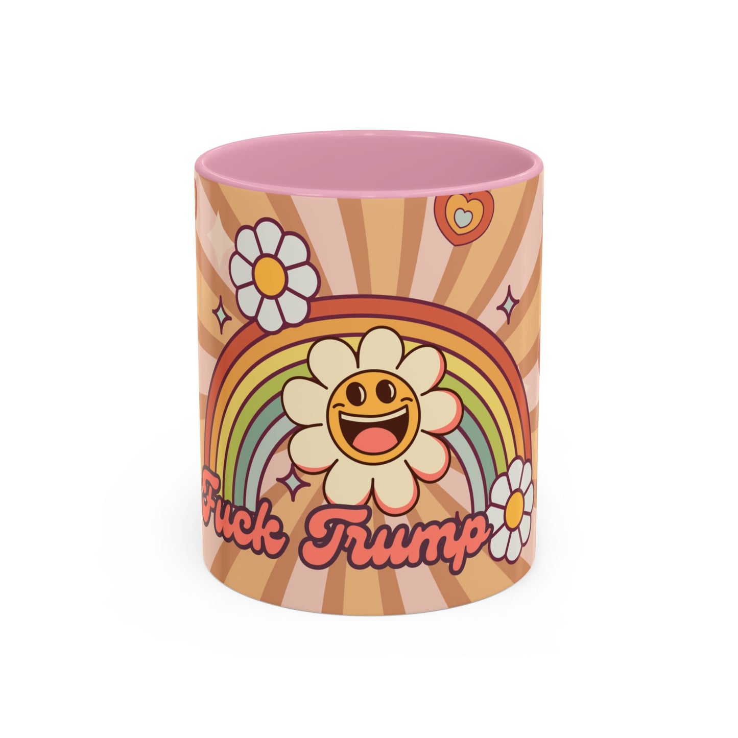 F*ck Trump Retro Rainbow Mug (11oz, 15oz)
