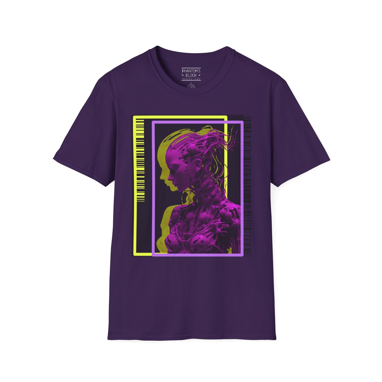 Supersoft Graphic Tee, Unisex Softstyle T-Shirt for Men and Women, Trendy Shirt, Cyborkg, Sci-Fi Tshirt, Geek Clothing