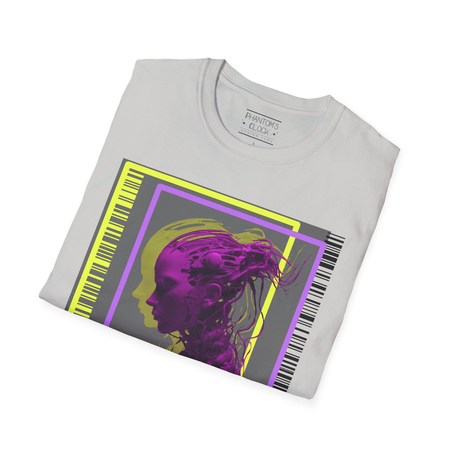 Supersoft Graphic Tee, Unisex Softstyle T-Shirt for Men and Women, Trendy Shirt, Cyborkg, Sci-Fi Tshirt, Geek Clothing