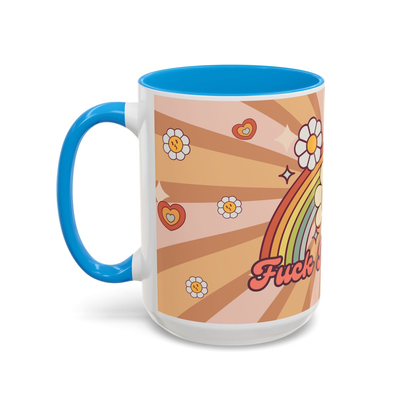 F*ck Trump Retro Rainbow Mug (11oz, 15oz)