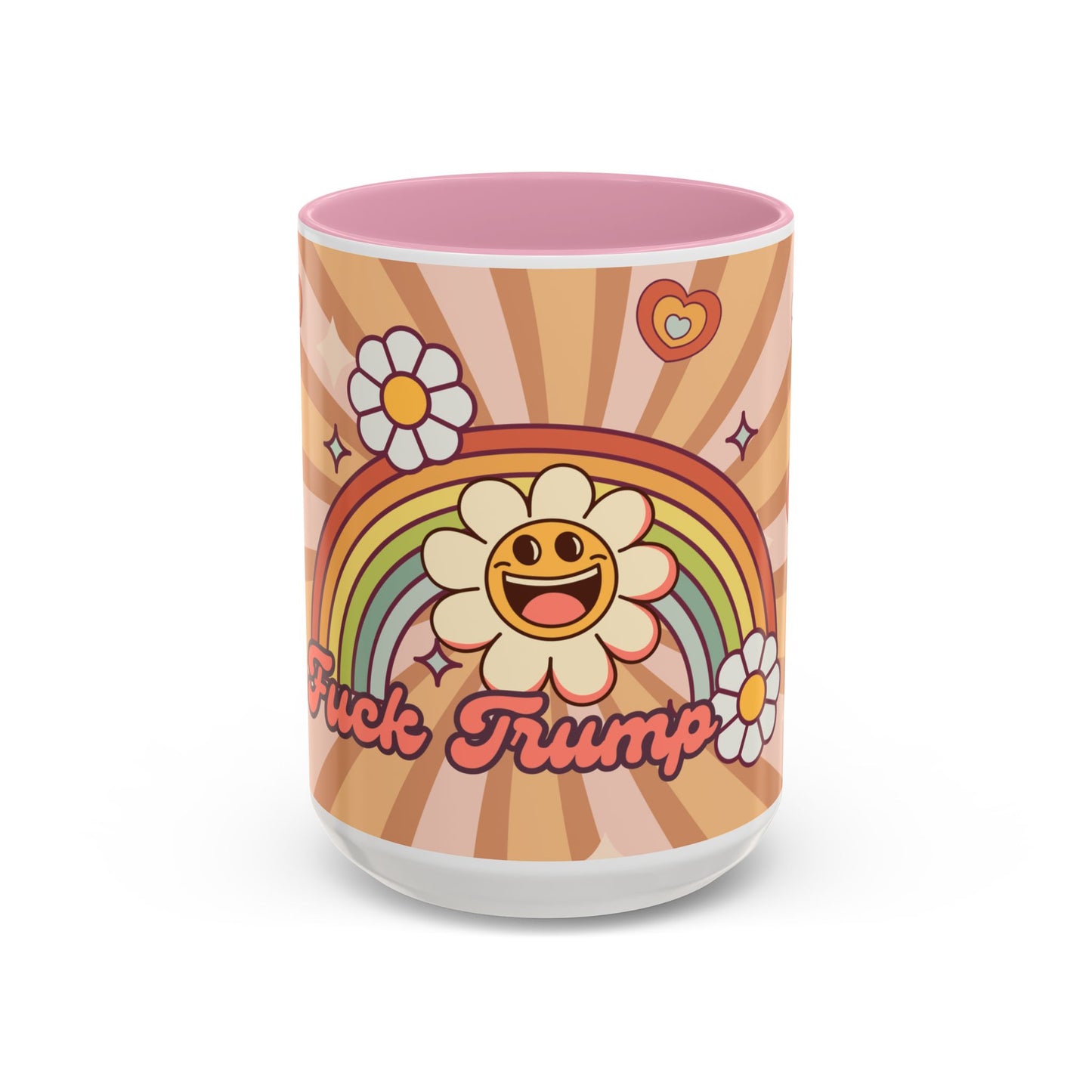 F*ck Trump Retro Rainbow Mug (11oz, 15oz)