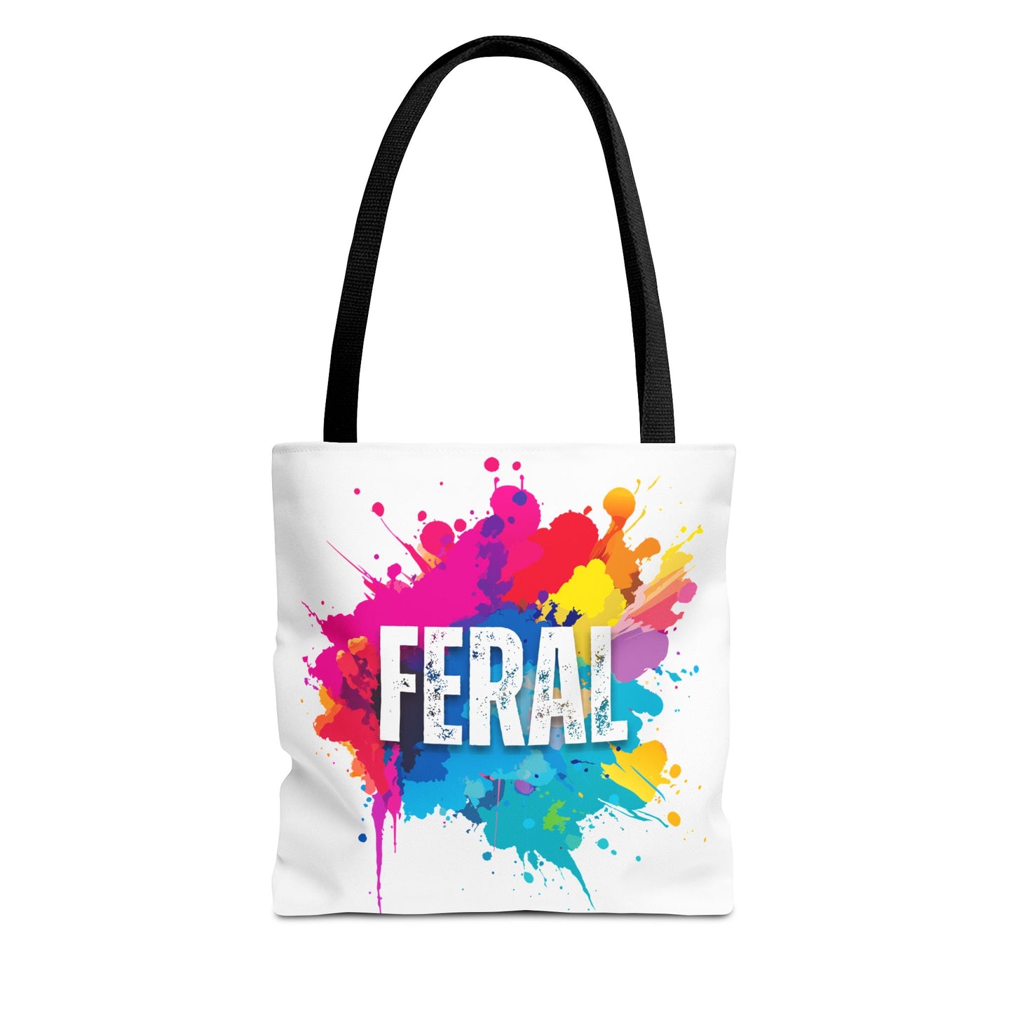 Canvas Tote - "Feral" Paint Splatter Design