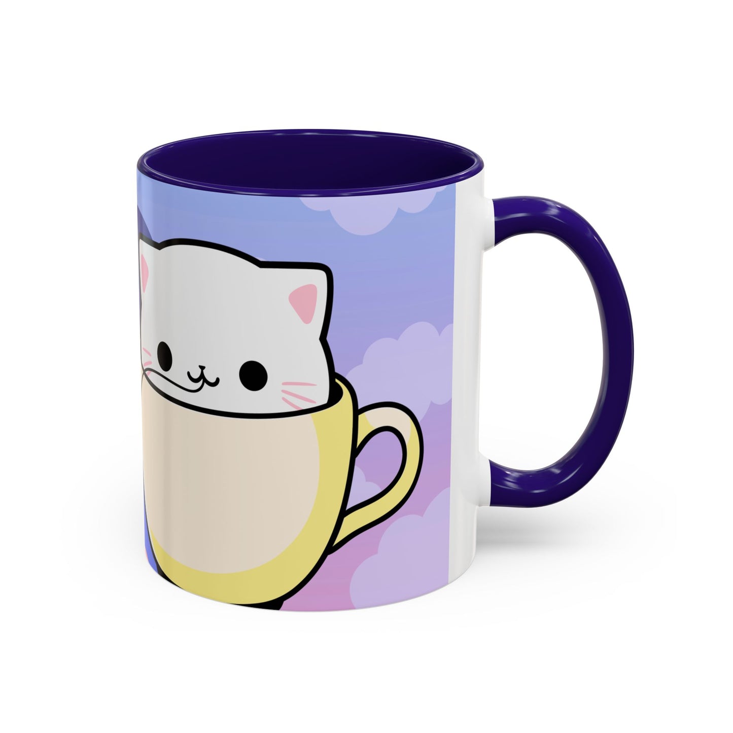 Kawaii Cat & Mouse Mug 11oz