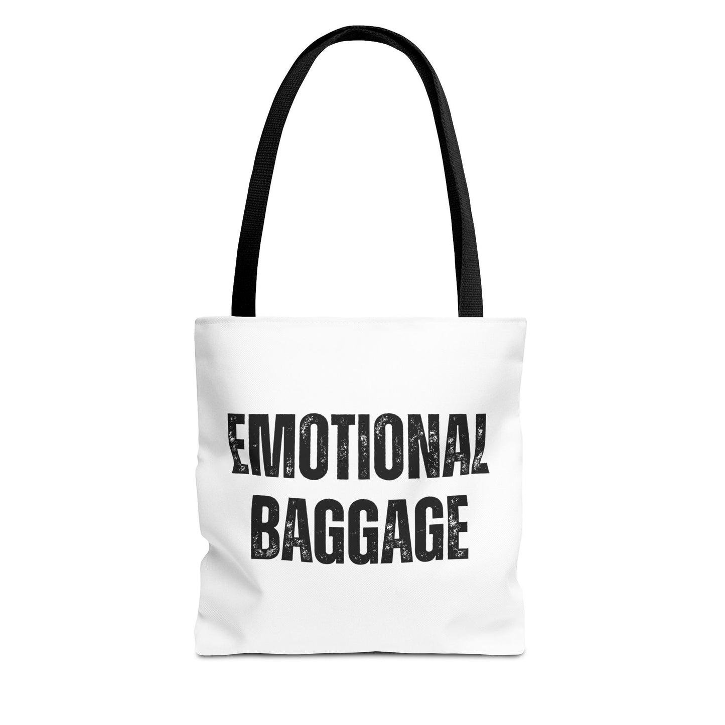 Canvas Tote - Emotional Baggage Trippy Checkerboard Design