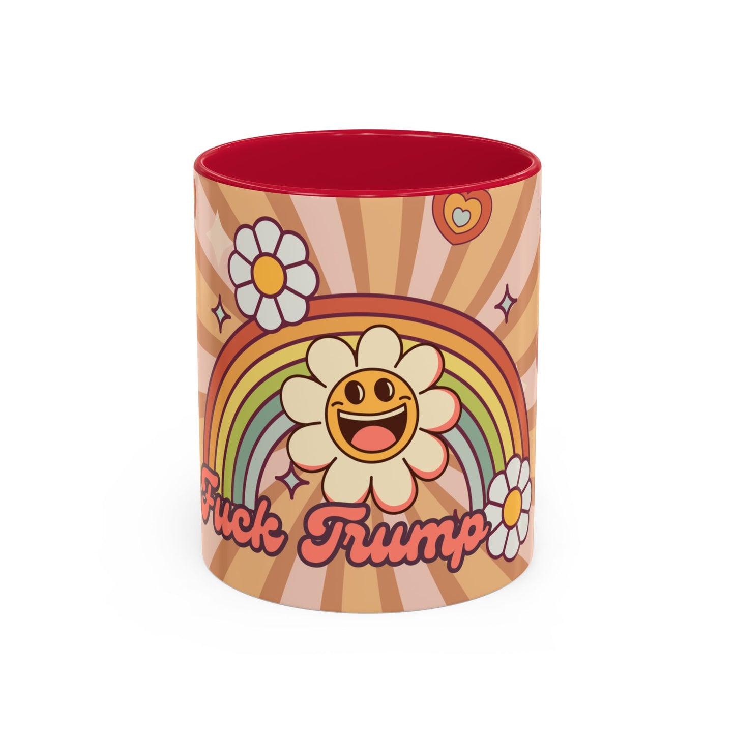 F*ck Trump Retro Rainbow Mug (11oz, 15oz)