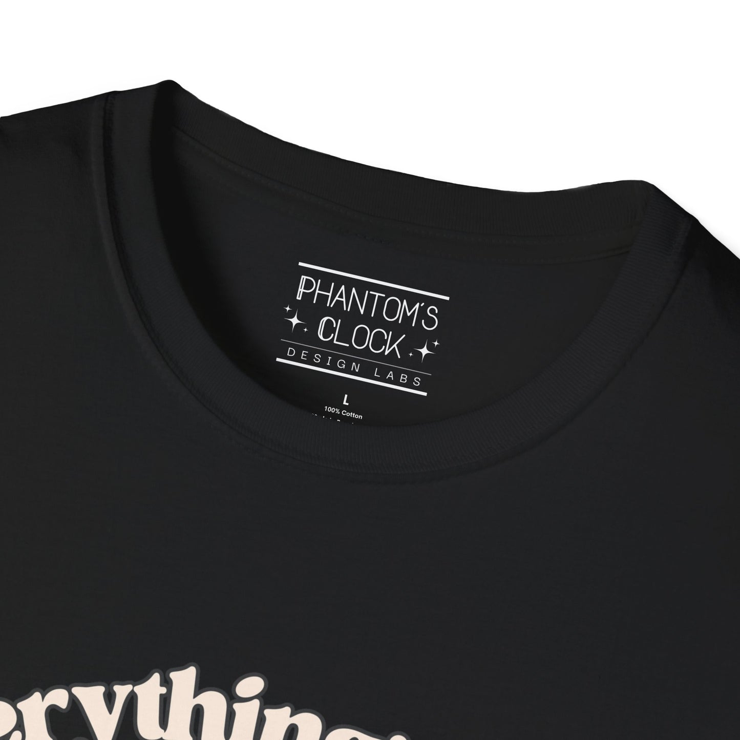 Everything's Fine Raccoon Dumpster Fire Funny Graphic Tee | Unisex Softstyle T-Shirt