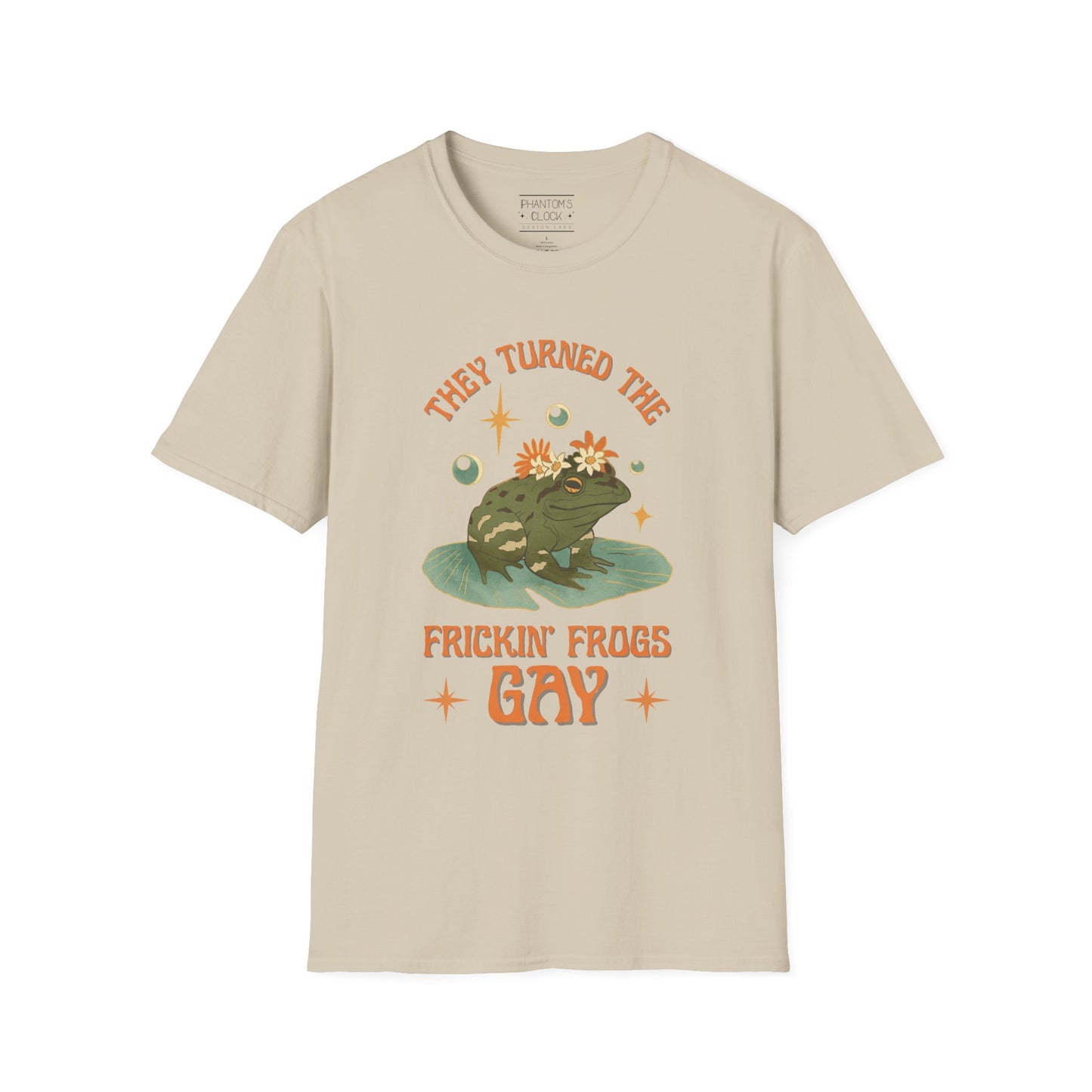 They Turned The Frickin' Frogs Gay | Unisex Softstyle Tee
