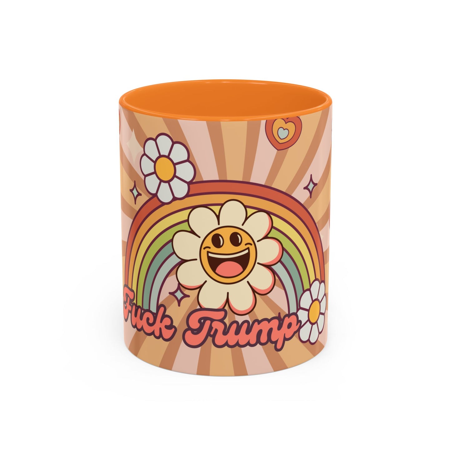 F*ck Trump Retro Rainbow Mug (11oz, 15oz)