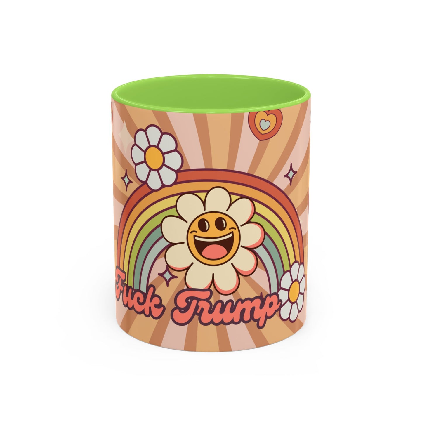 F*ck Trump Retro Rainbow Mug (11oz, 15oz)