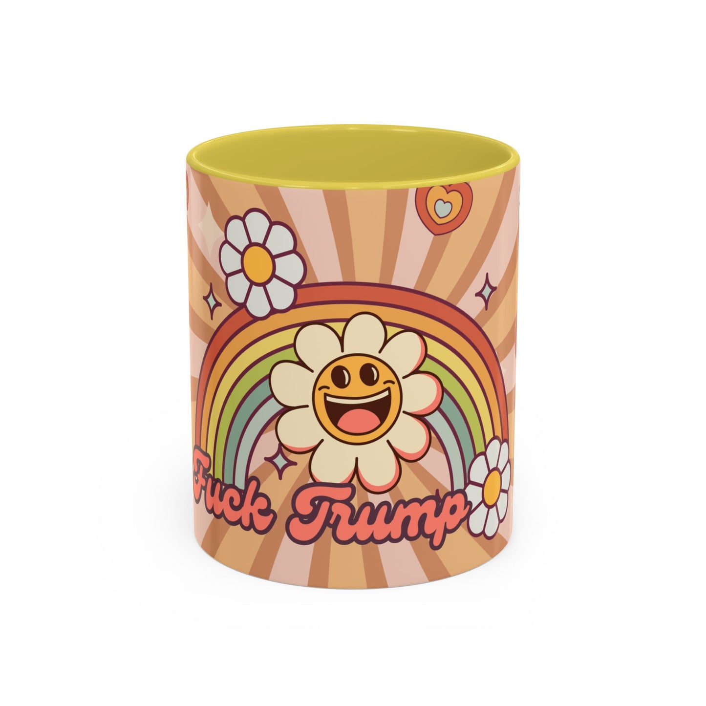 F*ck Trump Retro Rainbow Mug (11oz, 15oz)