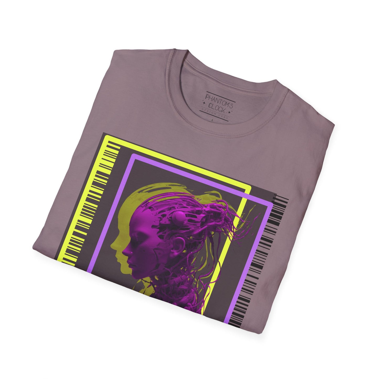 Supersoft Graphic Tee, Unisex Softstyle T-Shirt for Men and Women, Trendy Shirt, Cyborkg, Sci-Fi Tshirt, Geek Clothing