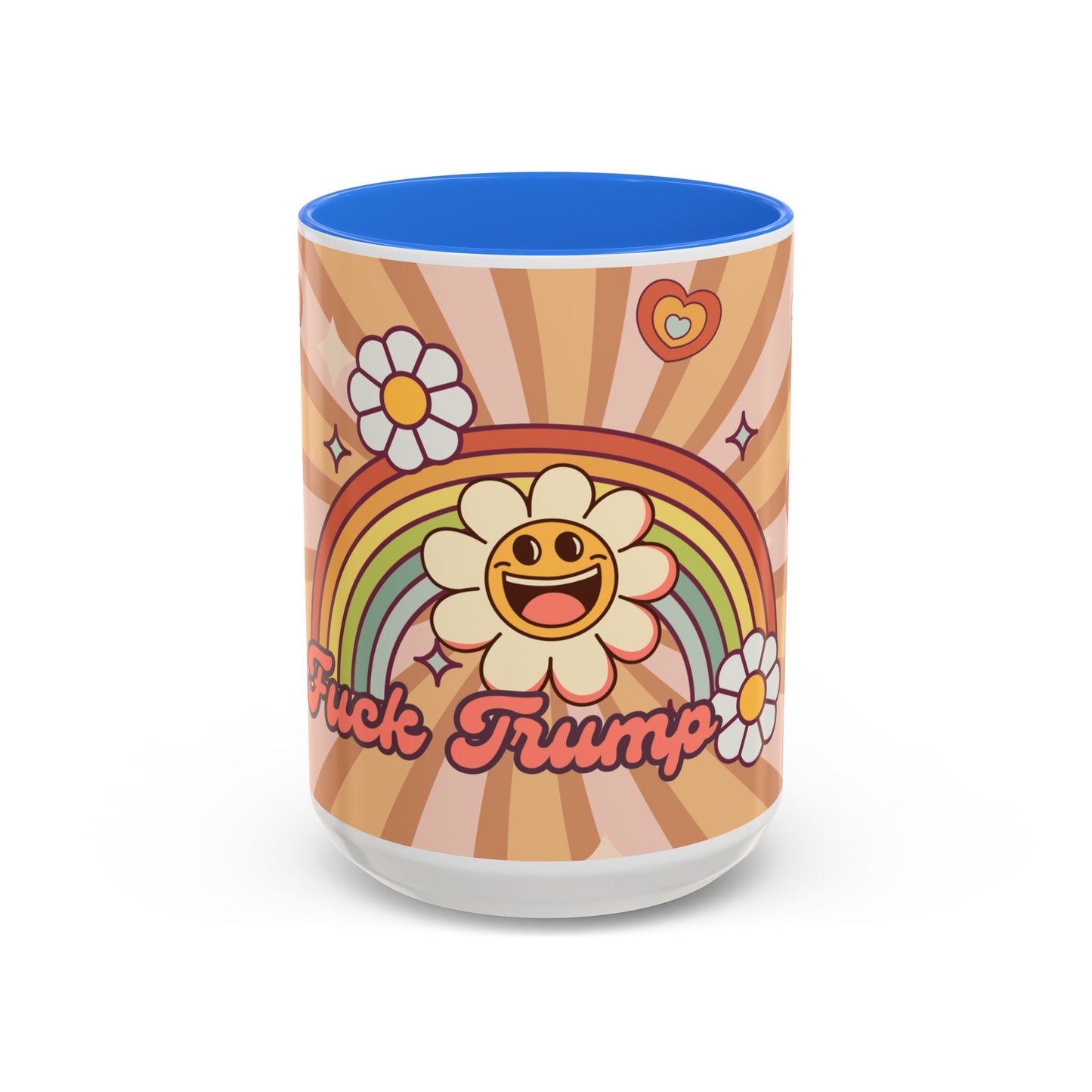 F*ck Trump Retro Rainbow Mug (11oz, 15oz)