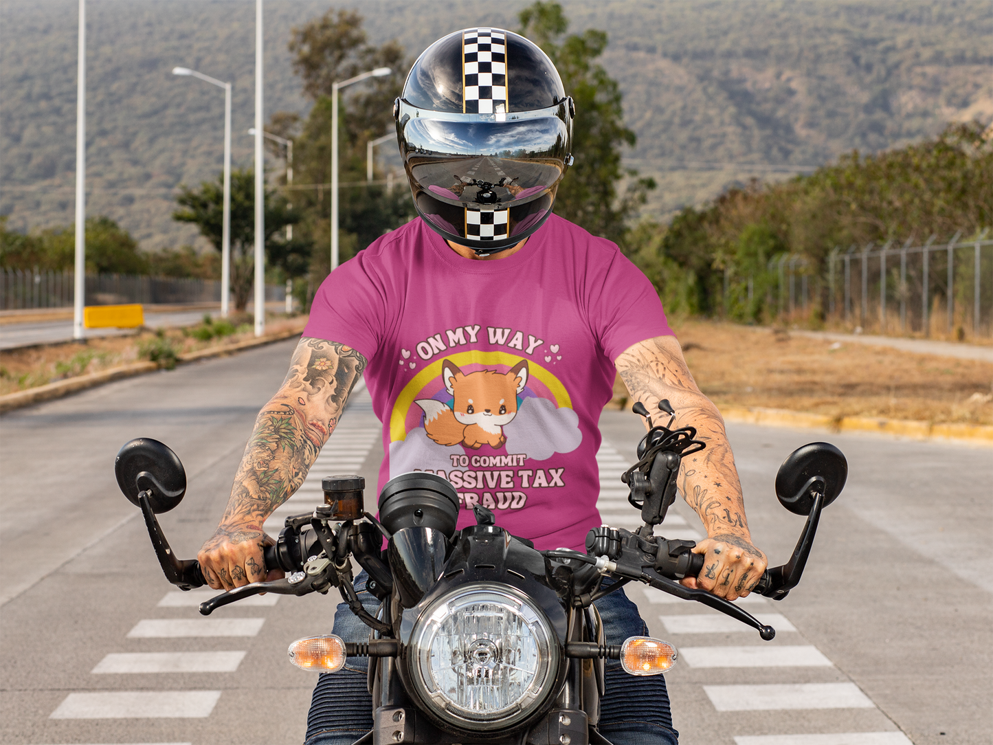 Kawaii Sly Fox Funny Graphic Tee | Unisex Softstyle T-Shirt