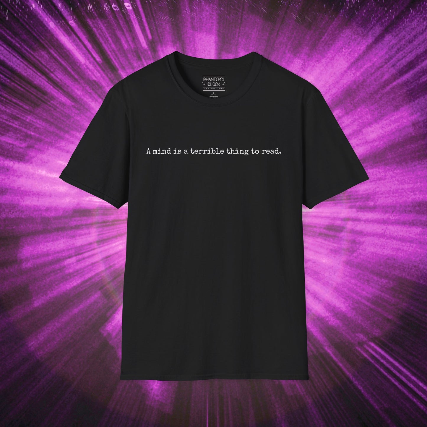 A Mind is a Terrible Thing to Read Graphic Tee | Unisex Softstyle T-Shirt