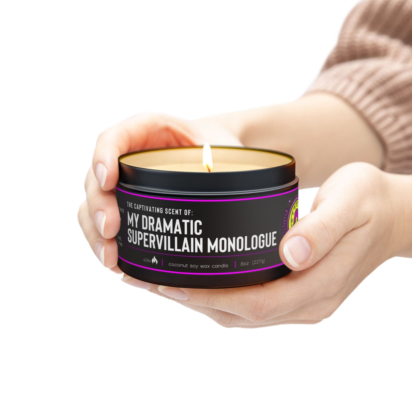 My Dramatic Supervillain Monologue | Aromatherapy Tin Candles 8oz