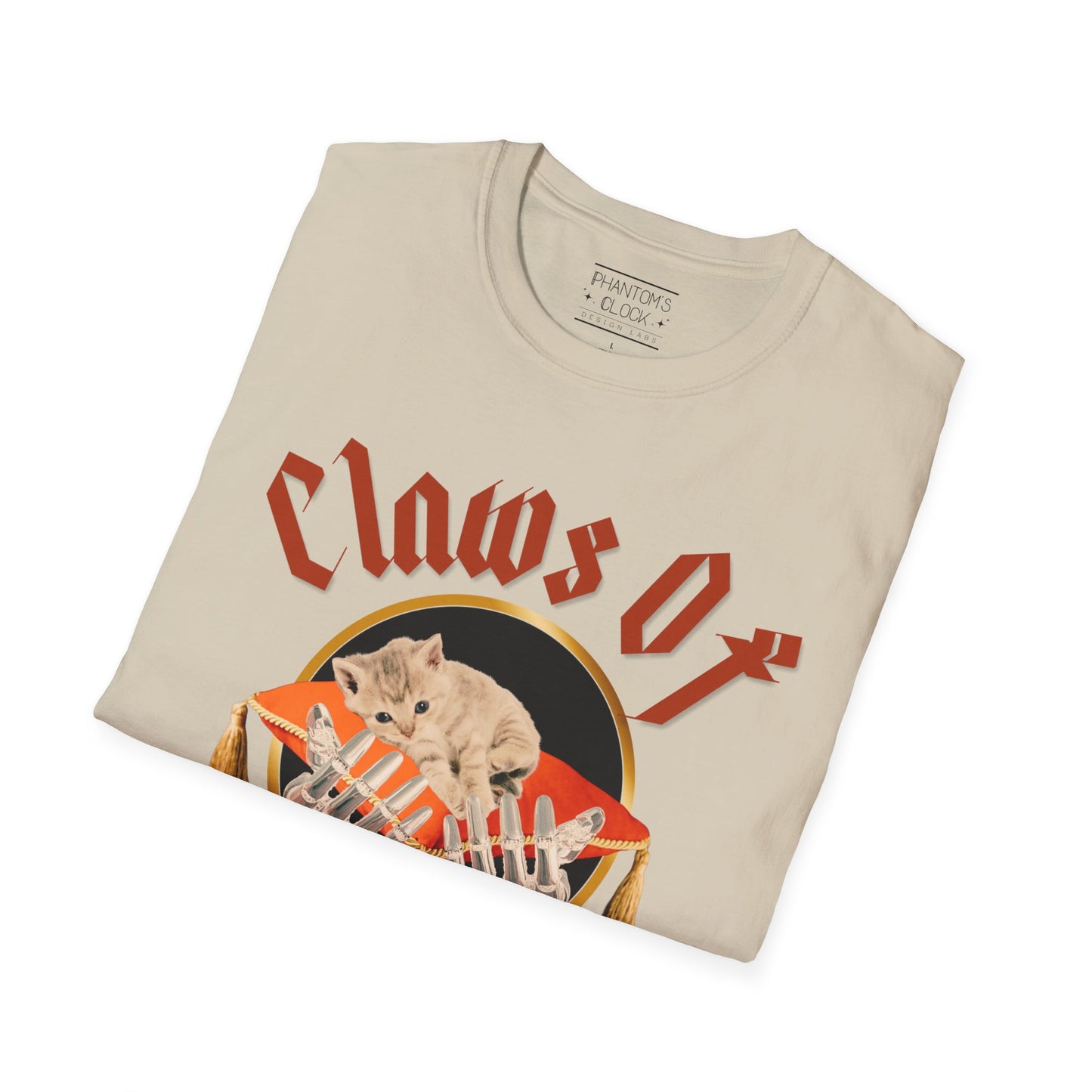 Heavy Metal Kitten Graphic Tee-Claws of Vengeance | Unisex Softstyle T-Shirt