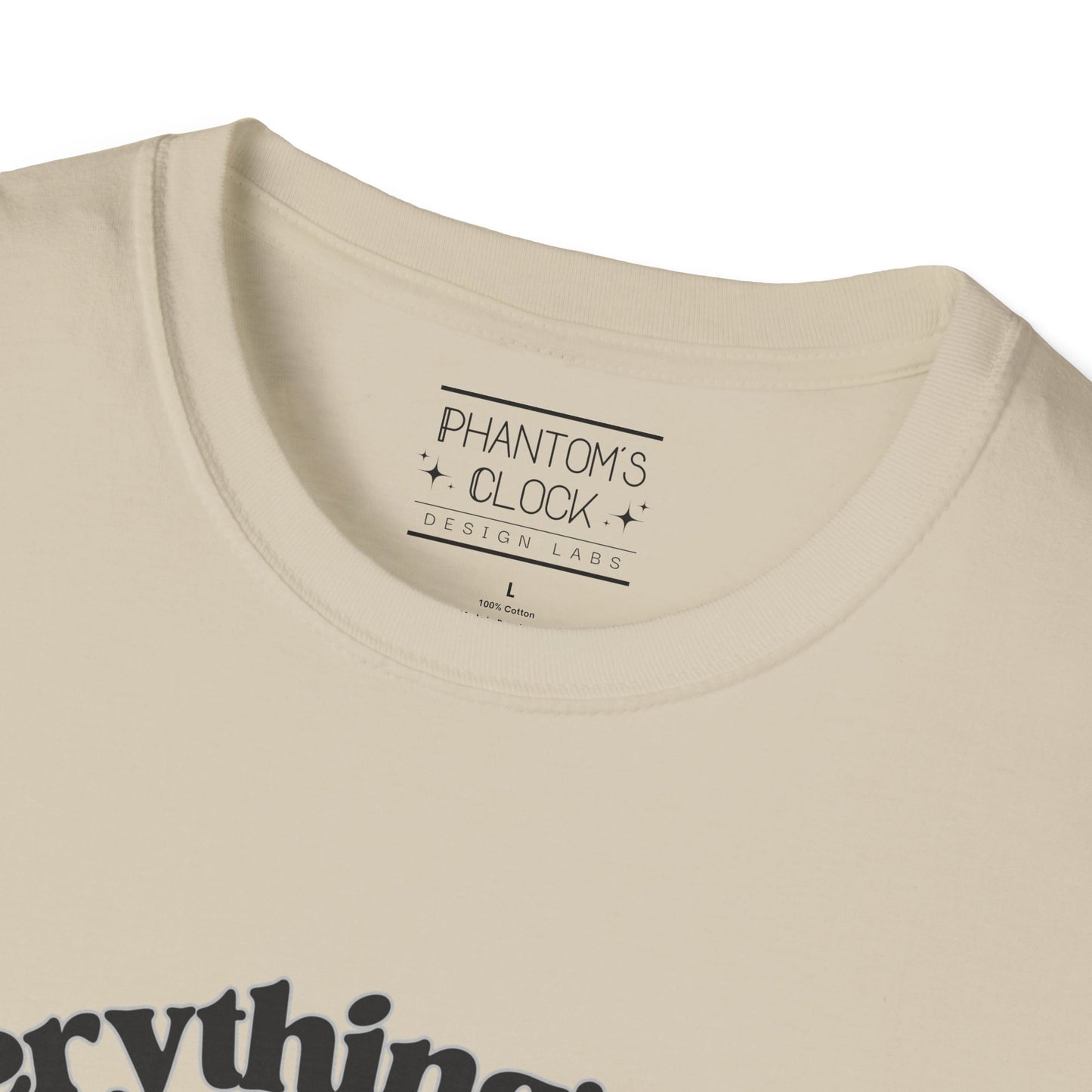Everything's Fine Raccoon Dumpster Fire Funny Graphic Tee | Unisex Softstyle T-Shirt