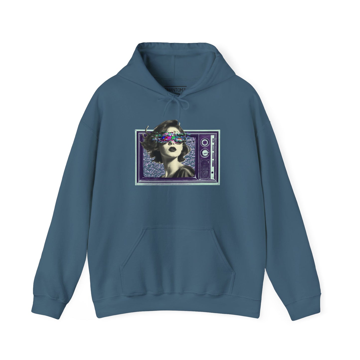 Retro TV Static Hoodie | Unisex Heavy Blend™ Hooded Sweatshirt