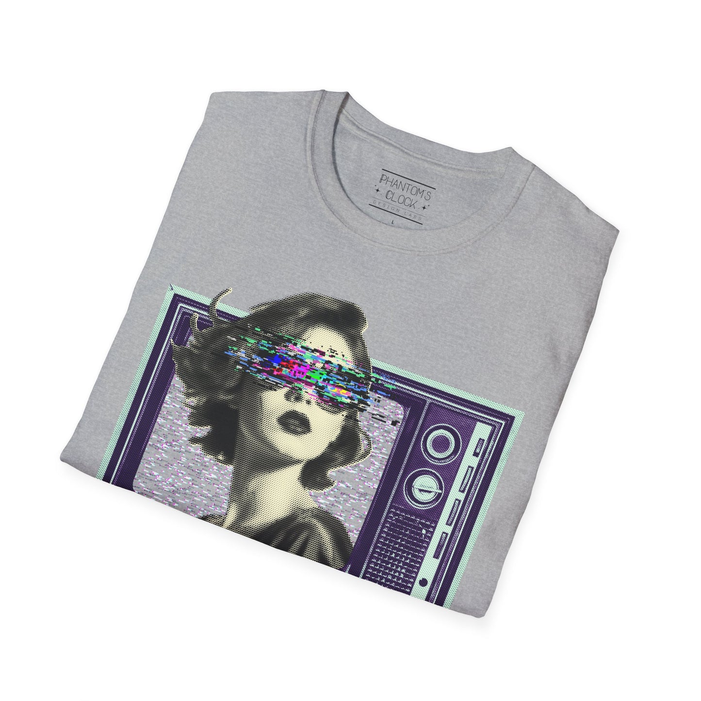 Retro TV Static Unisex Graphic Tee | Unisex Softstyle T-Shirt