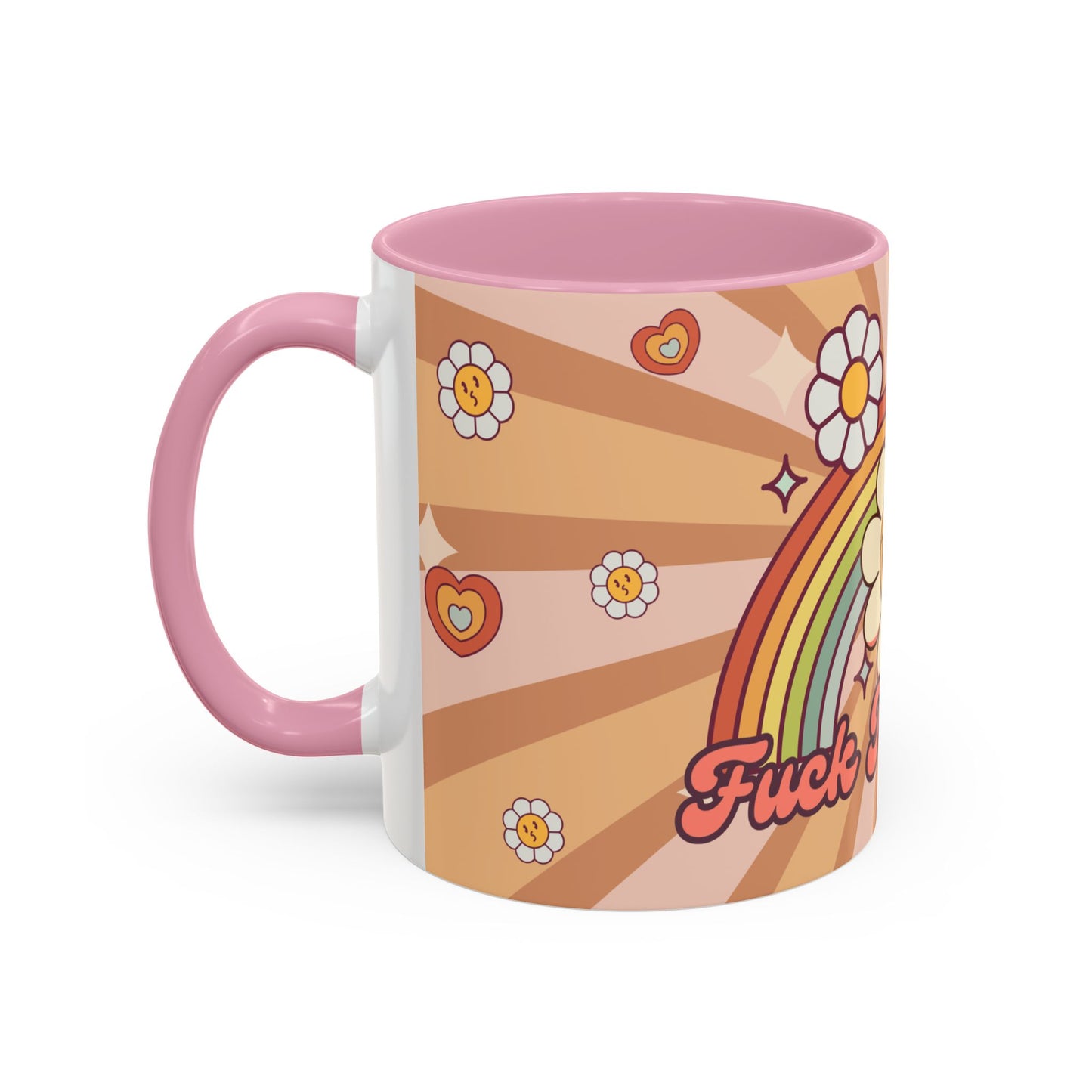 F*ck Trump Retro Rainbow Mug (11oz, 15oz)
