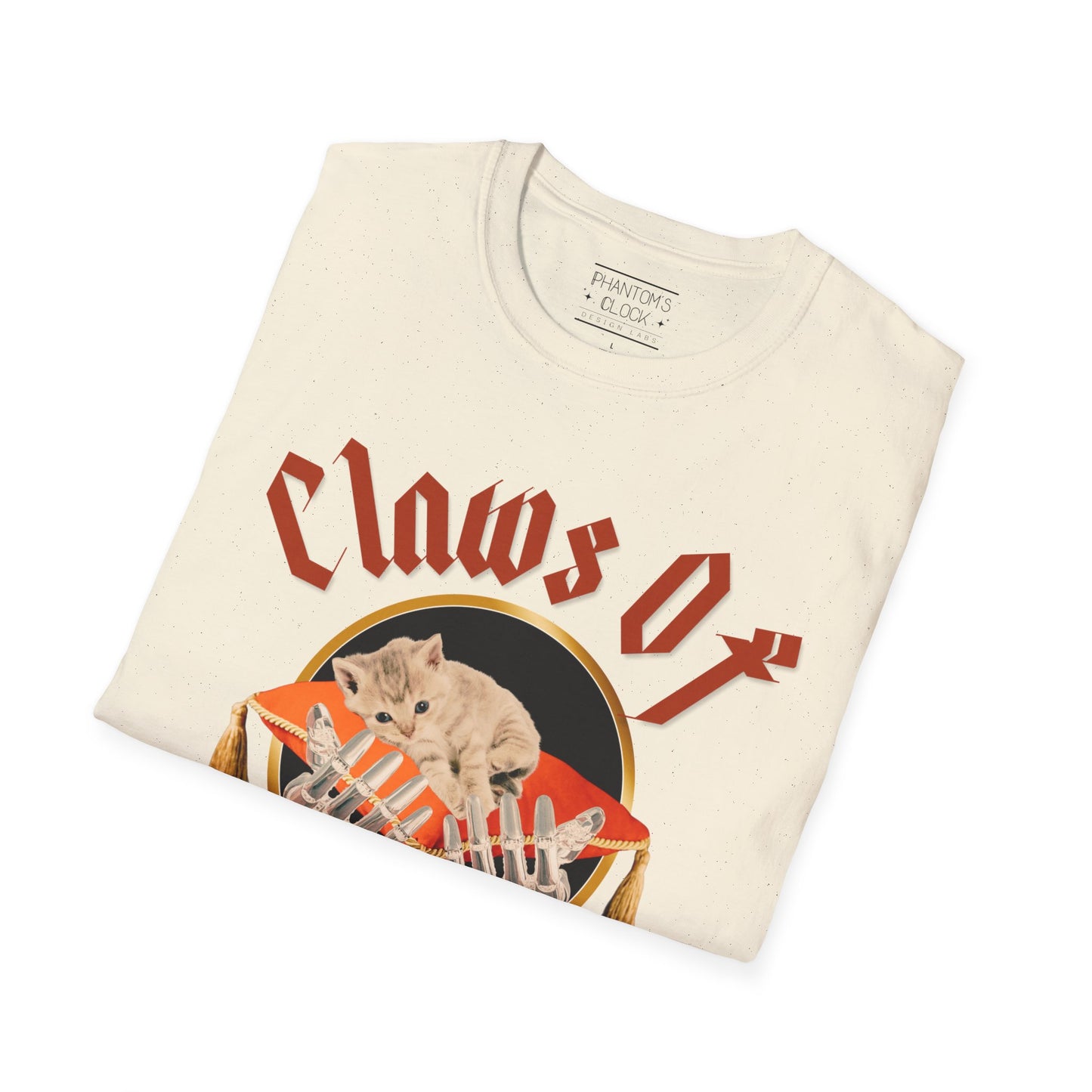 Heavy Metal Kitten Graphic Tee-Claws of Vengeance | Unisex Softstyle T-Shirt
