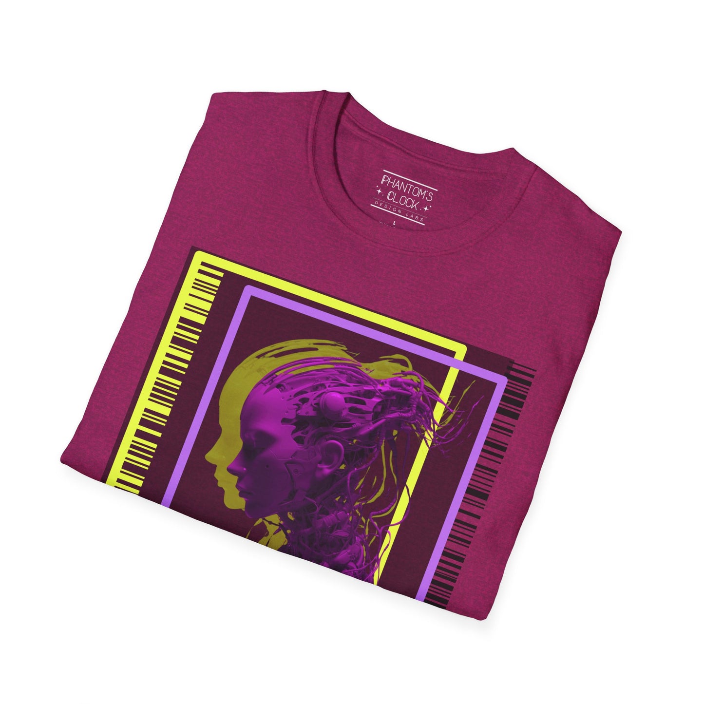 Supersoft Graphic Tee, Unisex Softstyle T-Shirt for Men and Women, Trendy Shirt, Cyborkg, Sci-Fi Tshirt, Geek Clothing