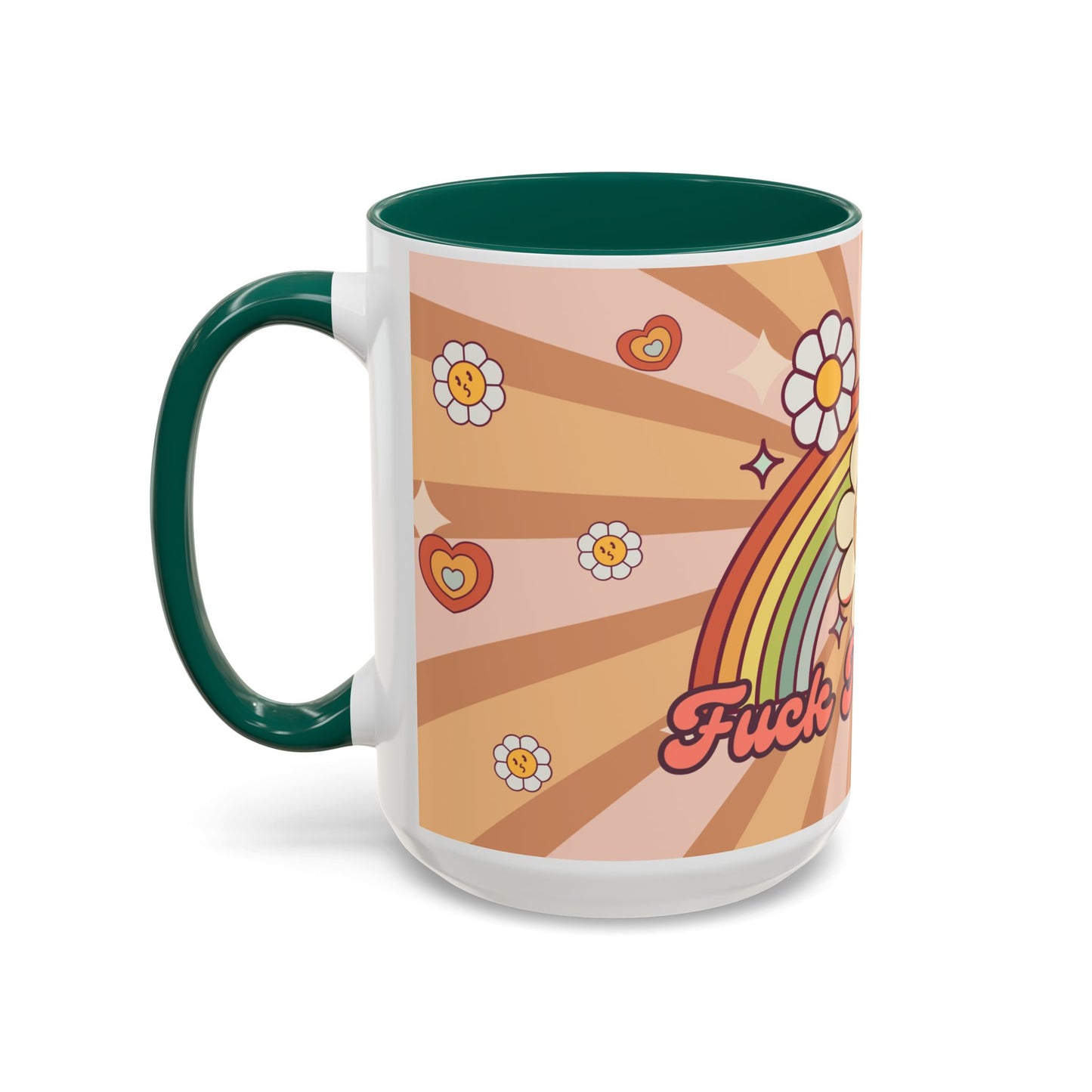 F*ck Trump Retro Rainbow Mug (11oz, 15oz)
