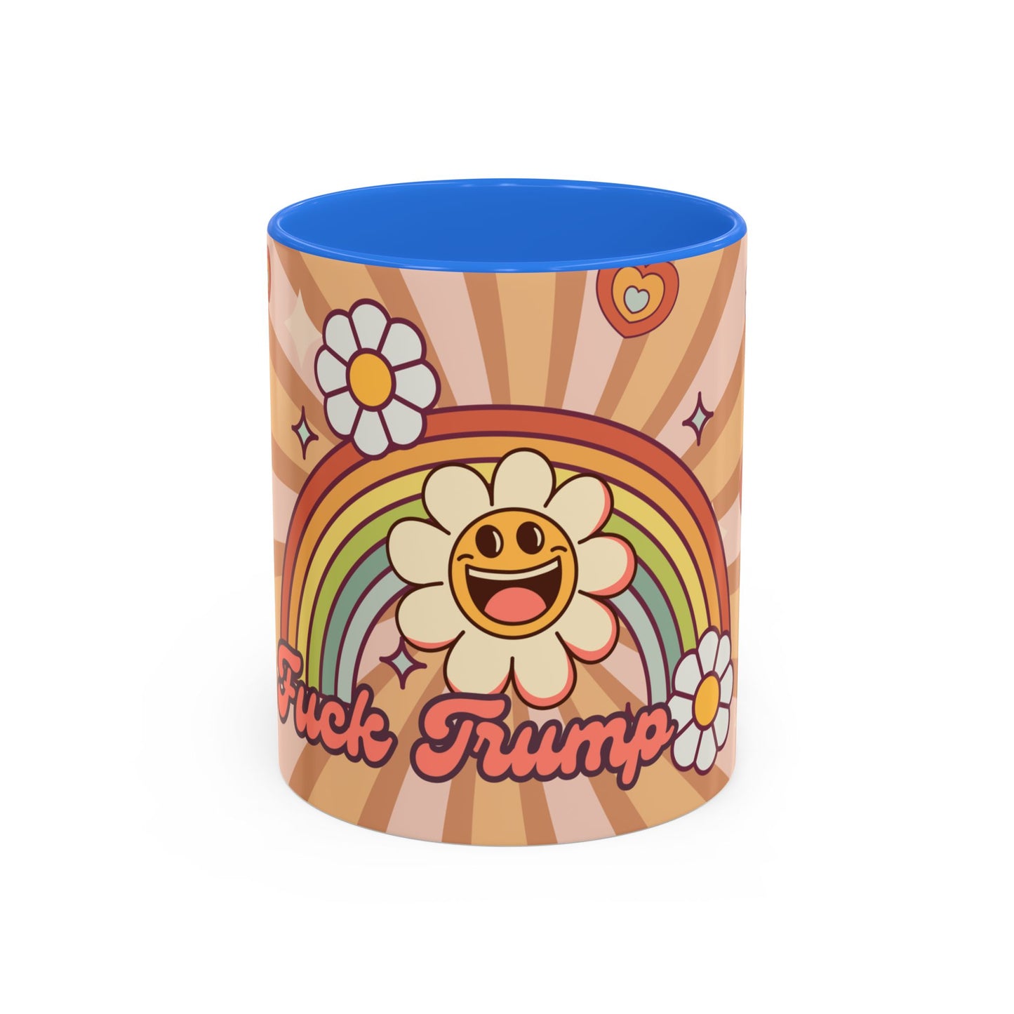 F*ck Trump Retro Rainbow Mug (11oz, 15oz)
